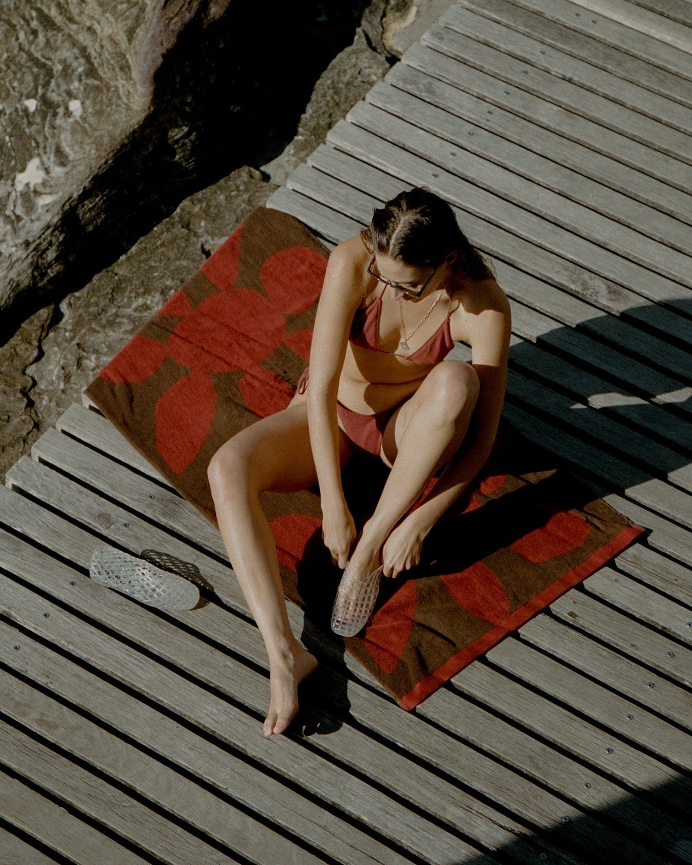 Calvi Towel // Red Ochre