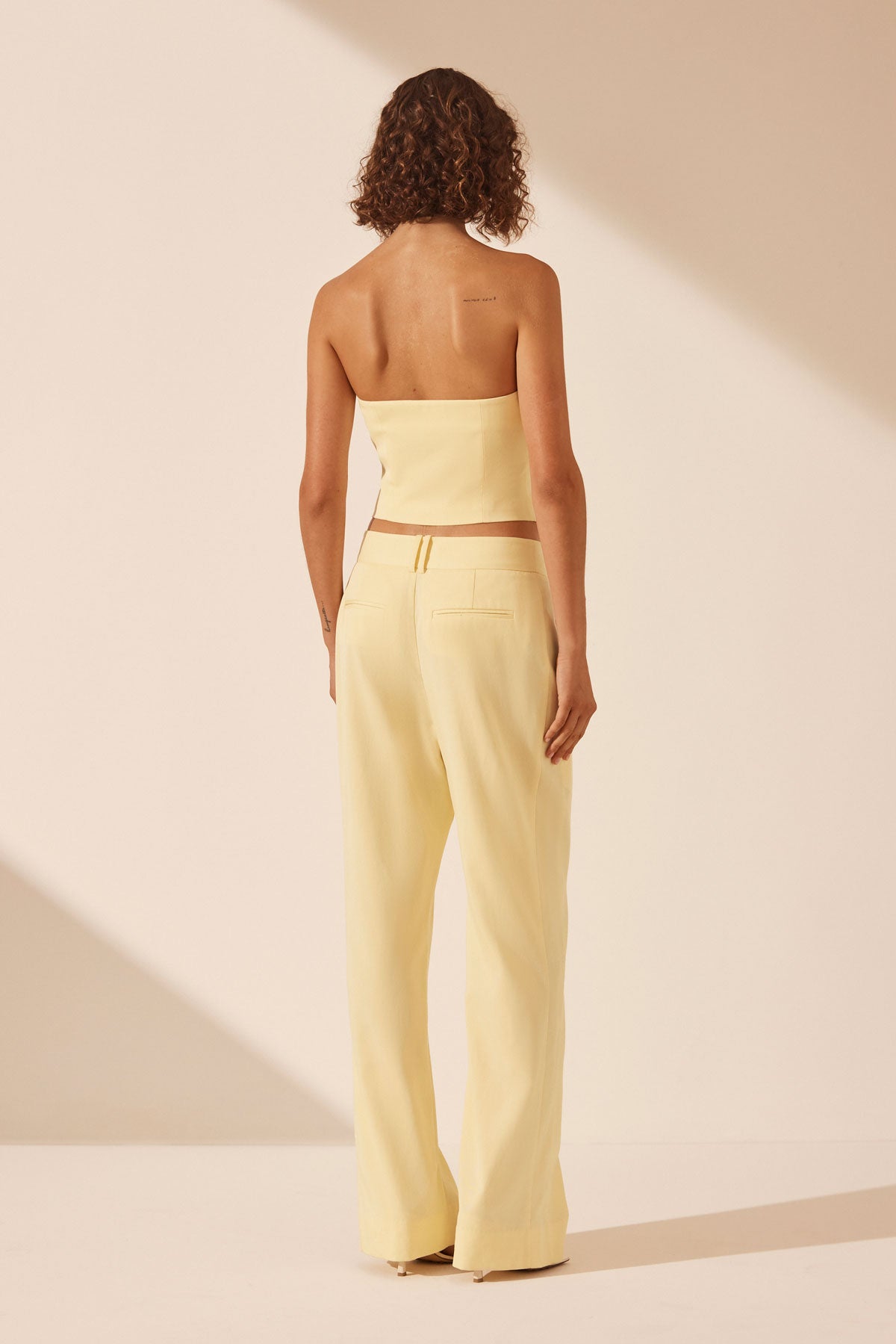 Sara Button Up Bodice // Lemon