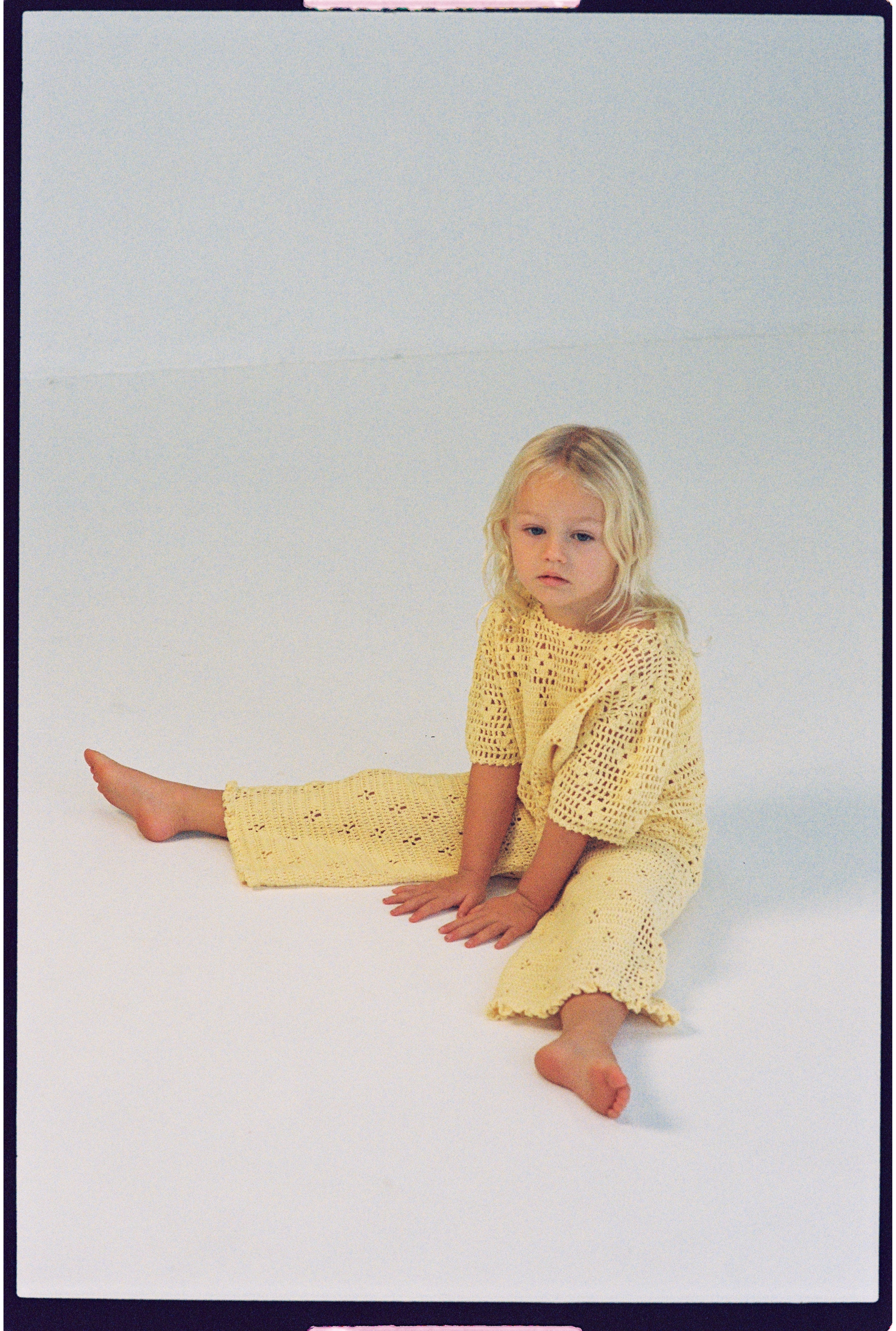 Filet Crochet Pants // Butter
