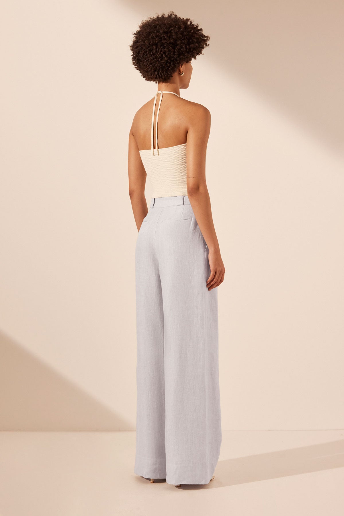 Eve Cross Front Top // Coconut