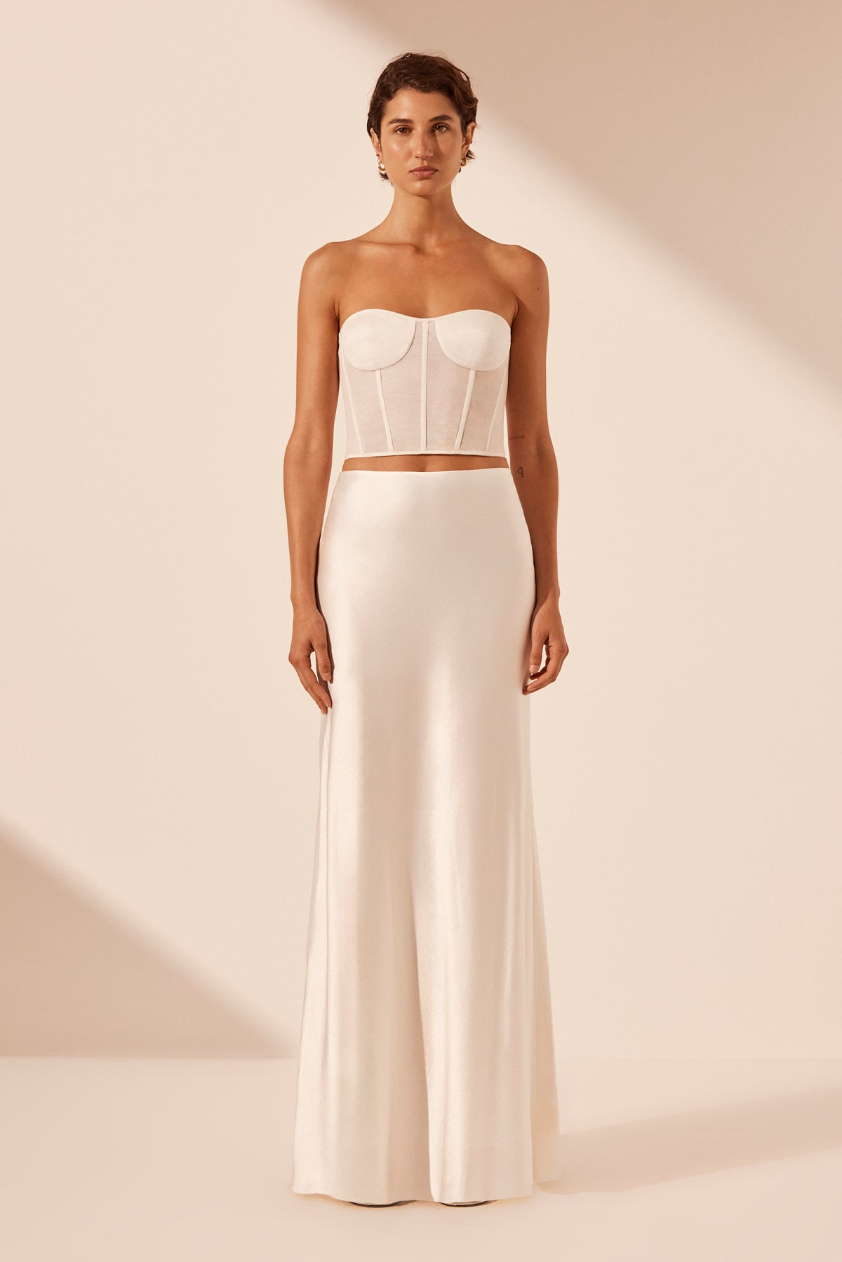 Celeste Strapless Corset // Ivory