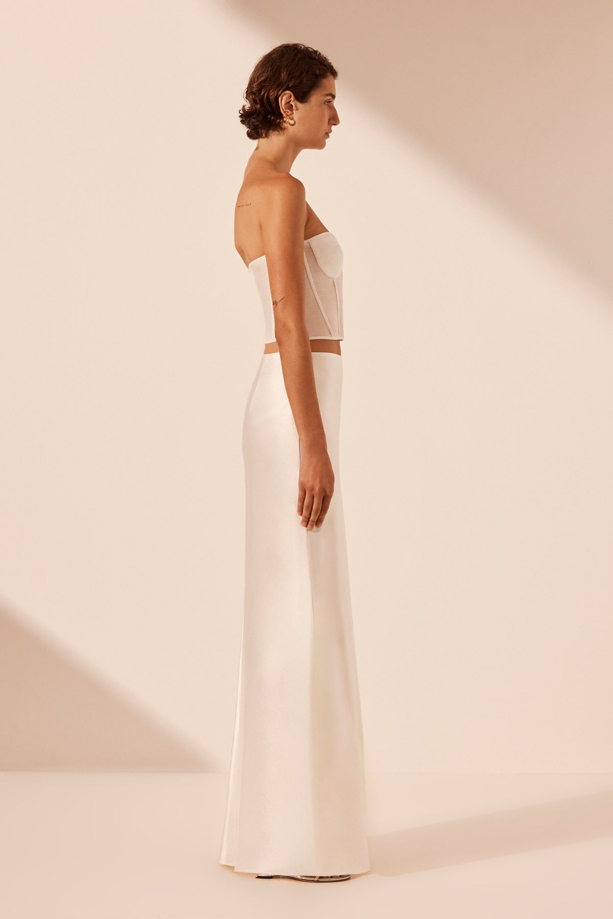 Celeste Strapless Corset // Ivory