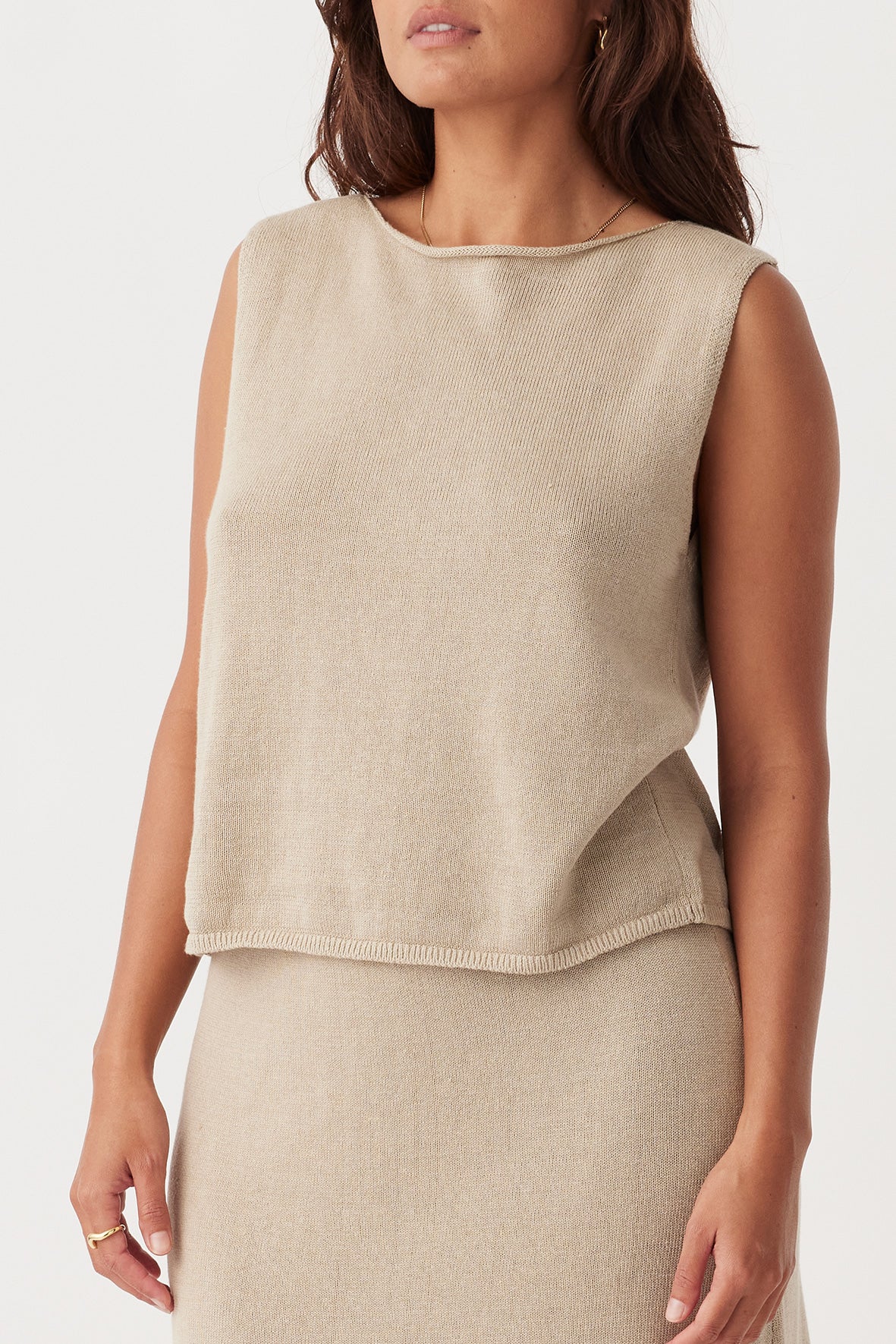 Poppy Vest // Taupe