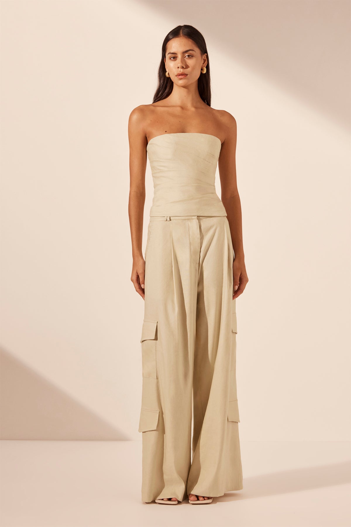 Kasbah Slouch Cargo Pant // Oyster