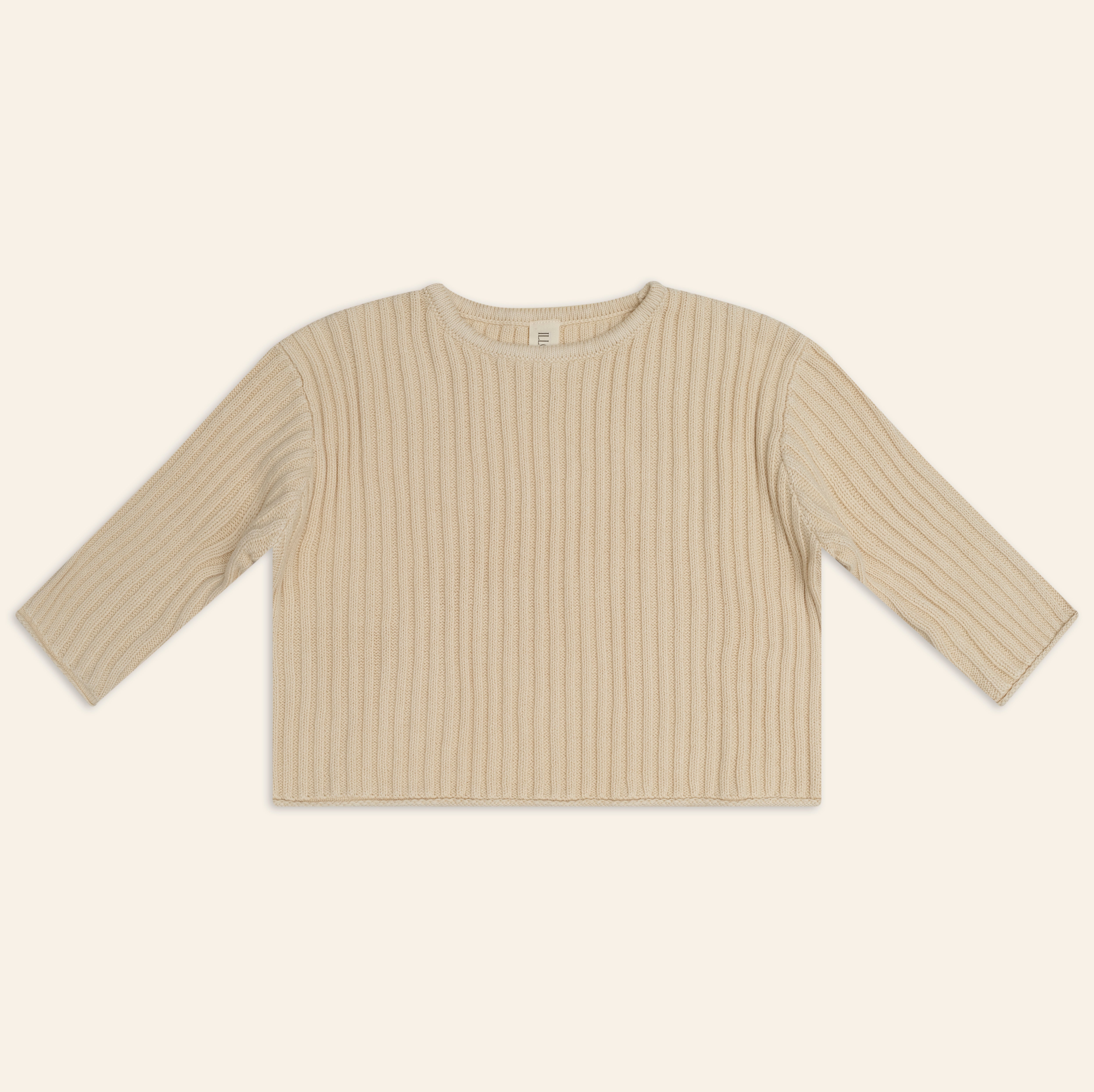 Essential Knit Jumper // Biscuit