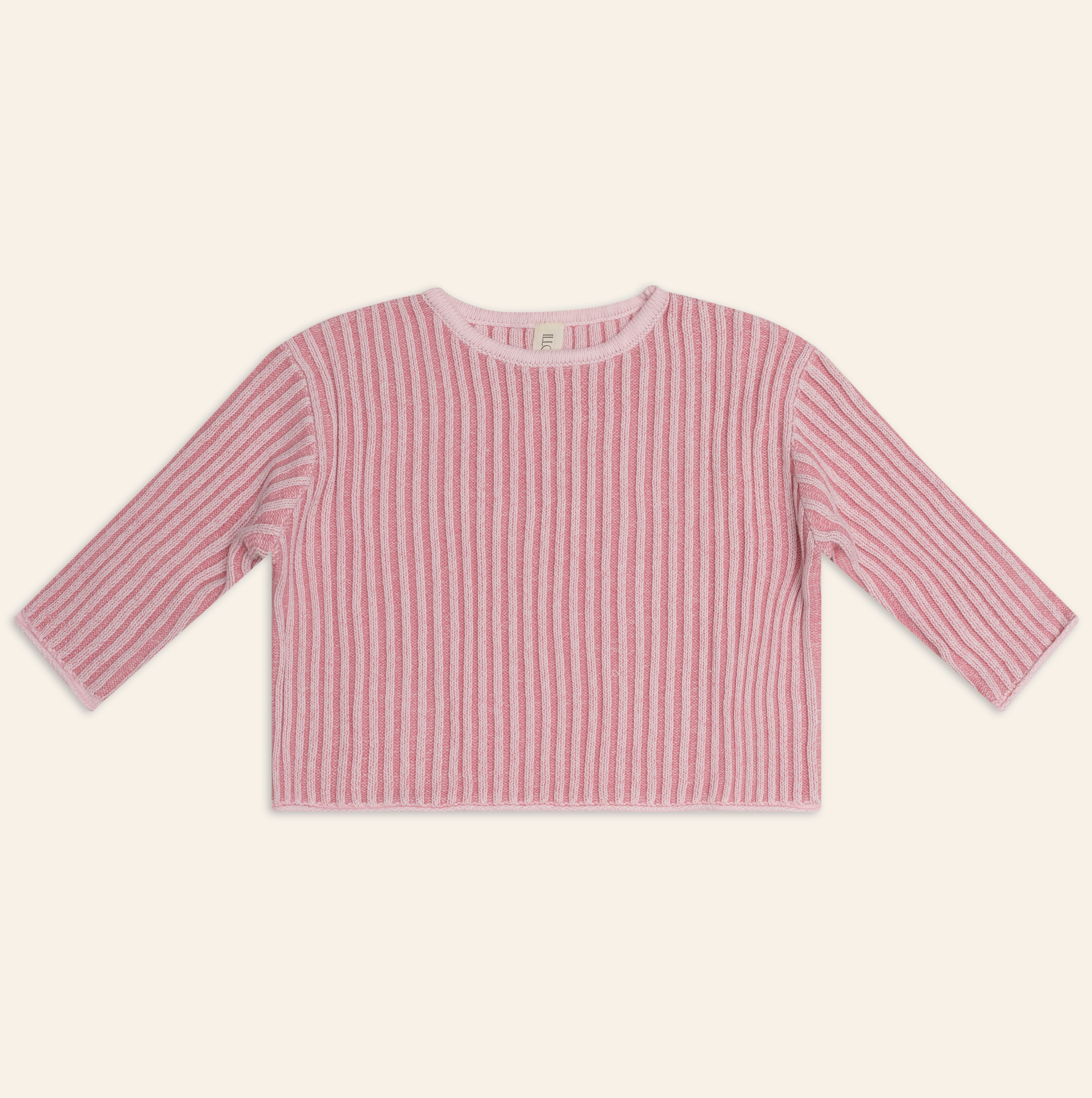 Essential Knit Jumper // Strawberry Stripe