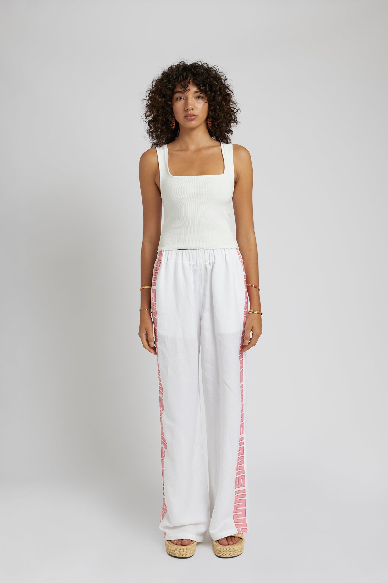 Square Tank Top // White