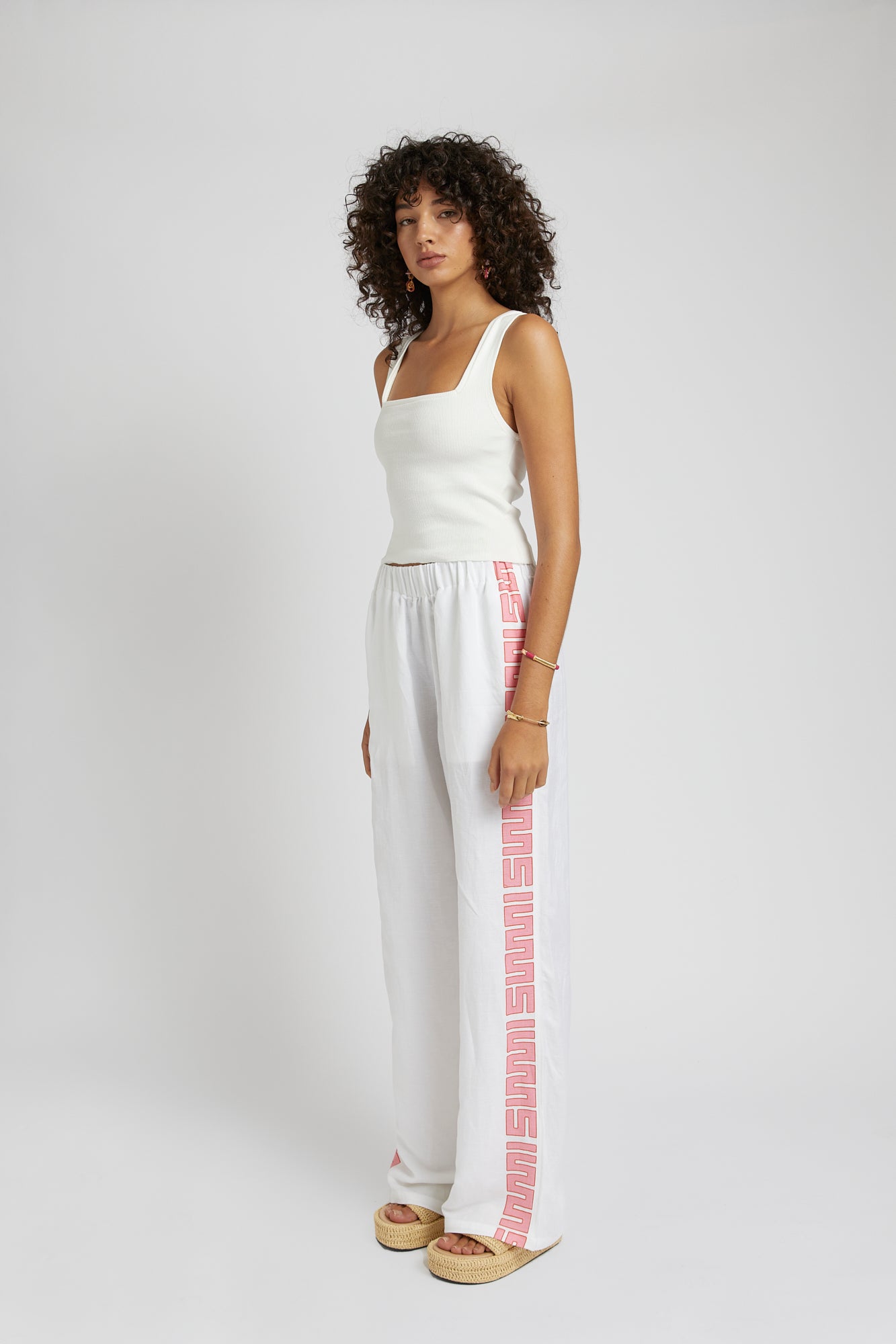 Square Tank Top // White