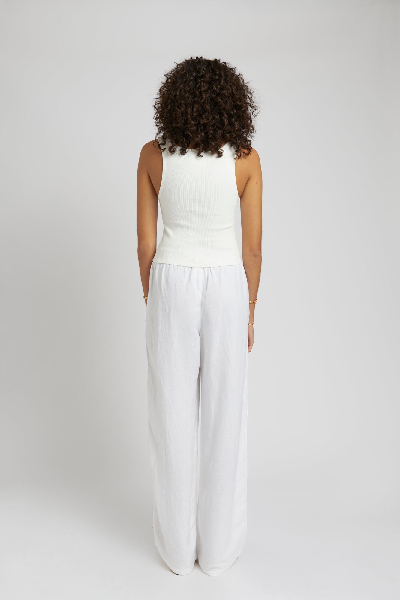 Square Tank Top // White