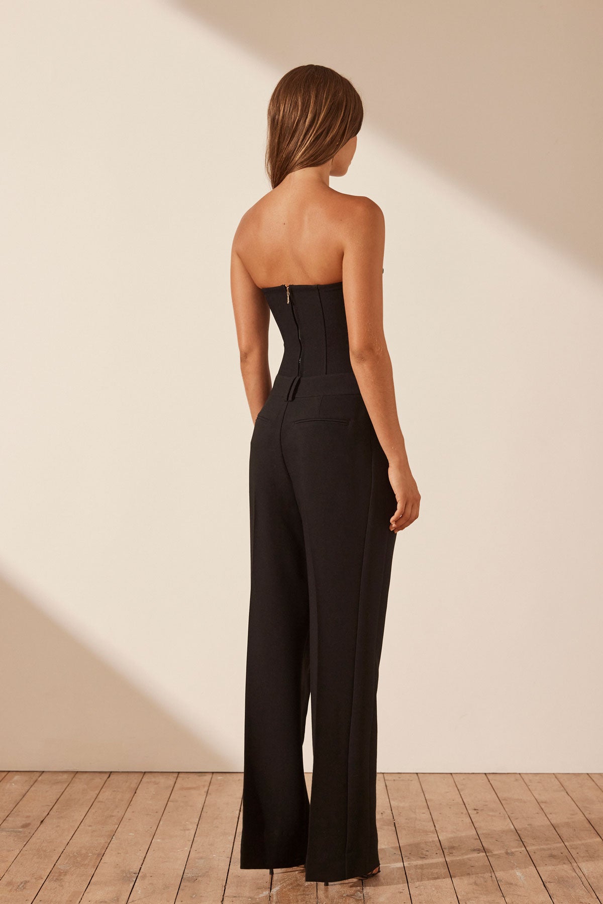 Irena Low Rise Slouch Pant // Black
