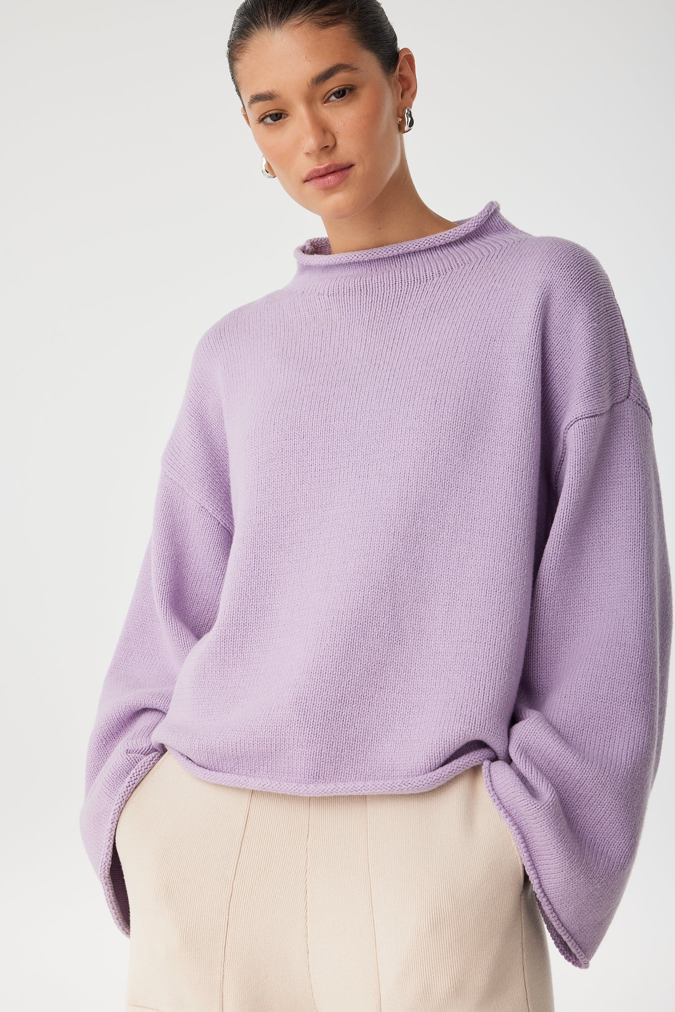 Maeve Sweater // Lilac