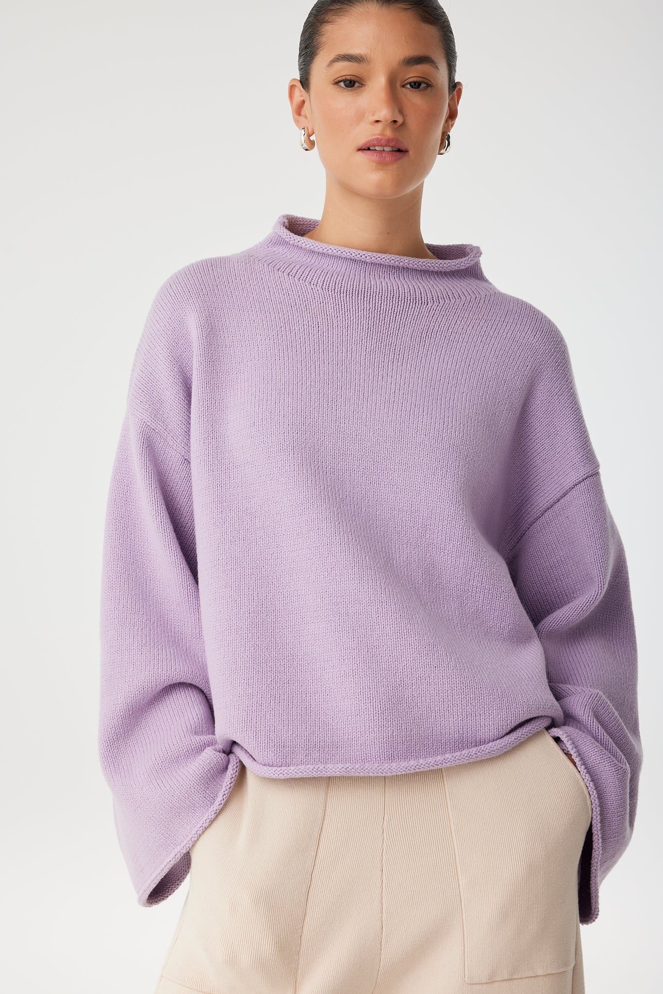 Maeve Sweater // Lilac