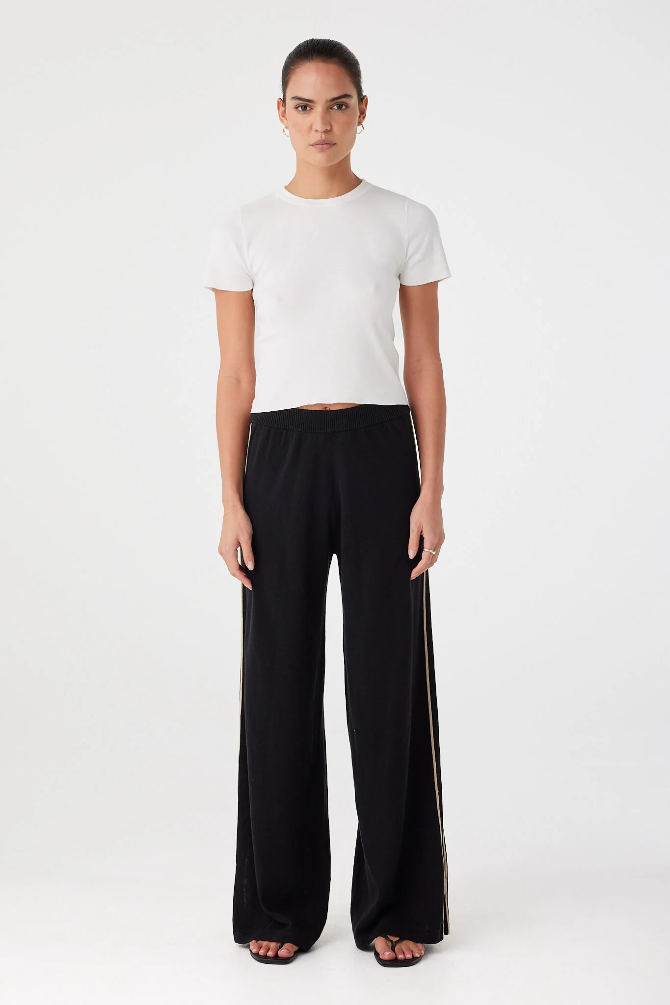 Pippa Pant // Black + Taupe
