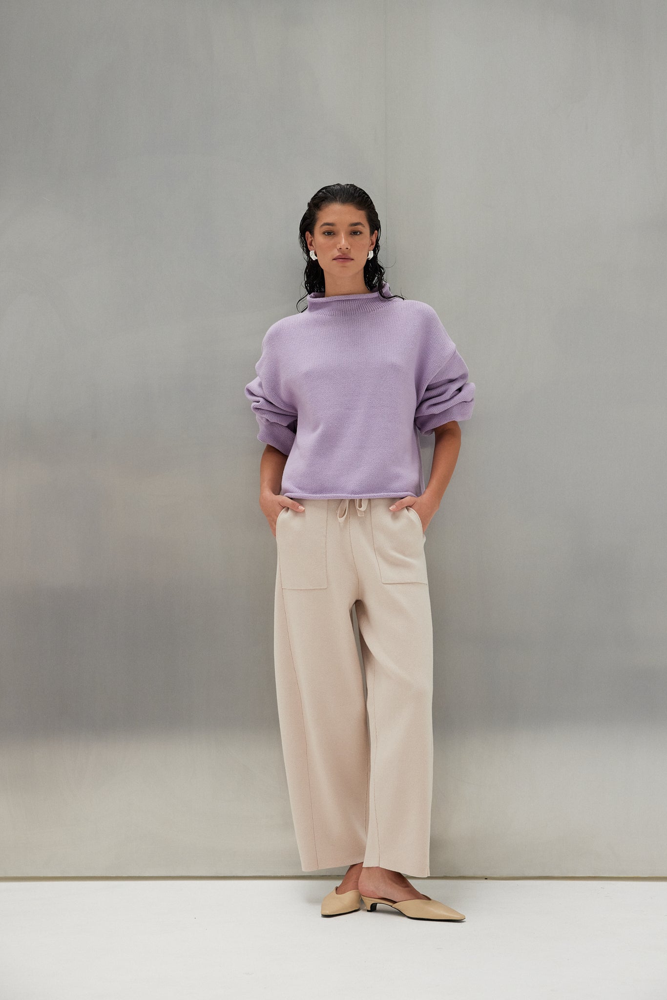 Maeve Sweater // Lilac