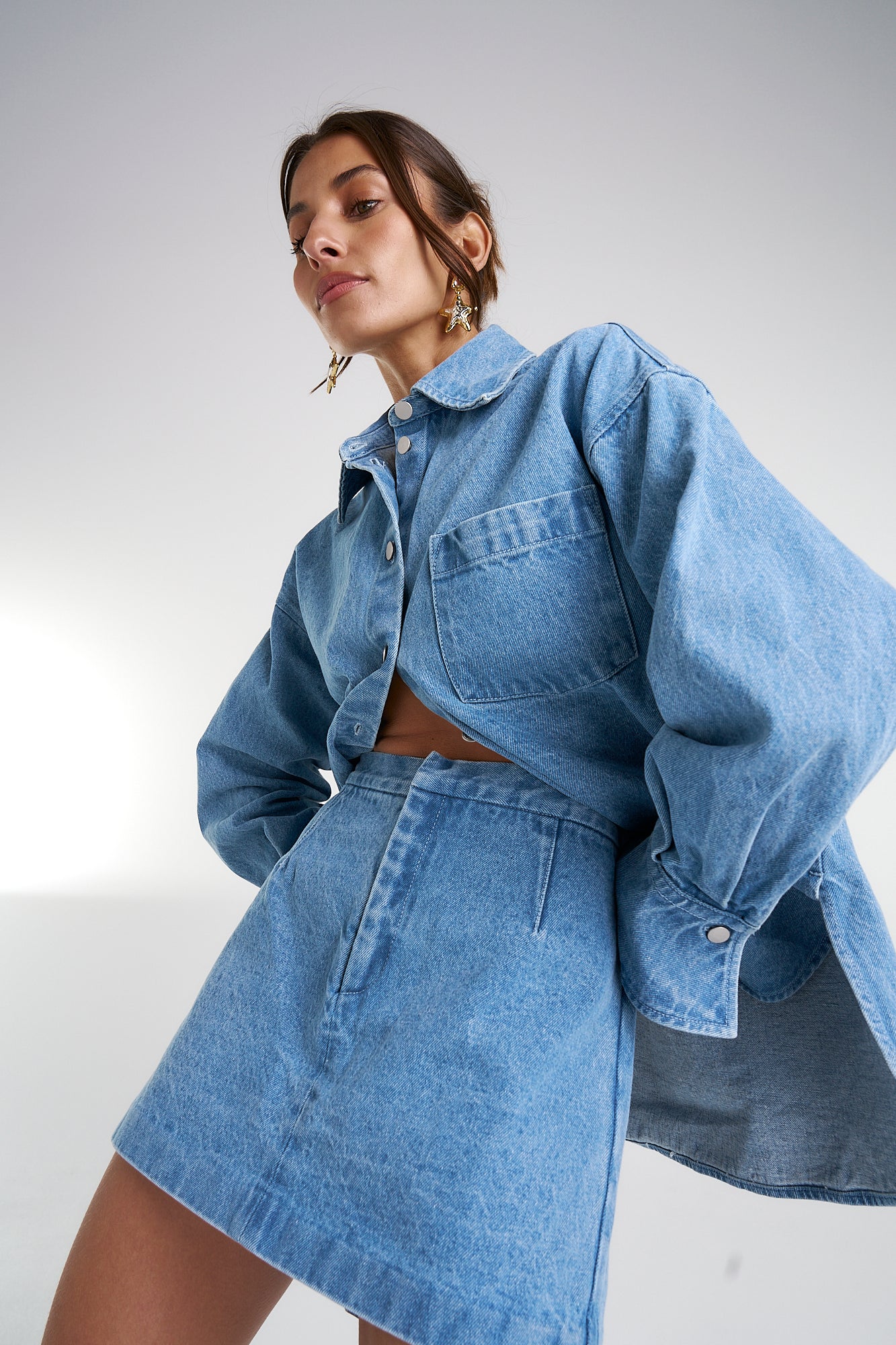 Skort // Blue Denim