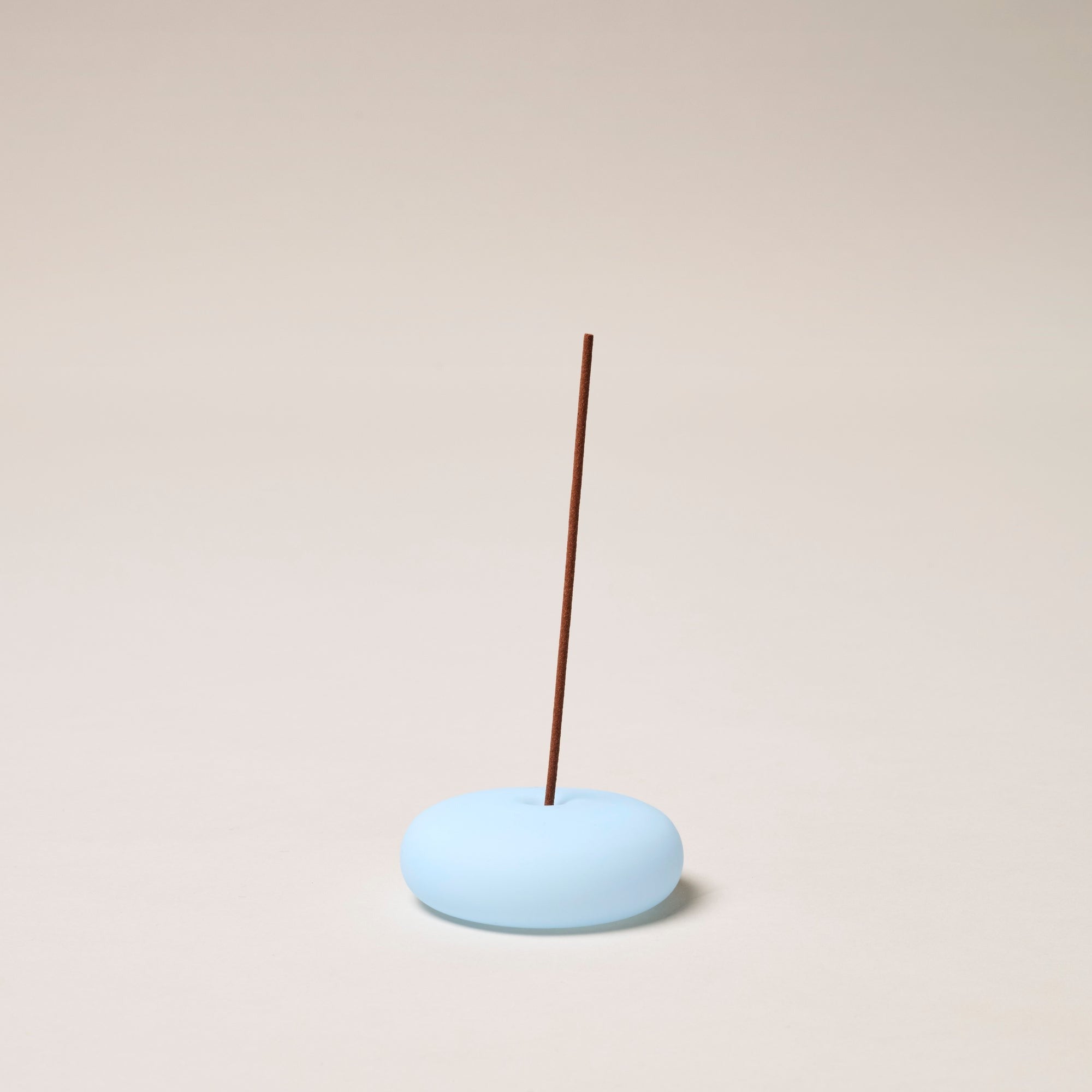 Frosted Glass Holder Small // Blue