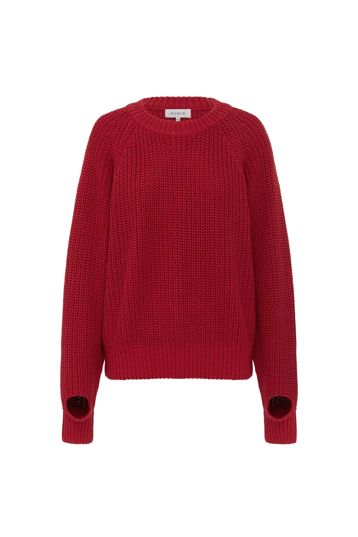 Bronson Knit Jumper // Chilli Red