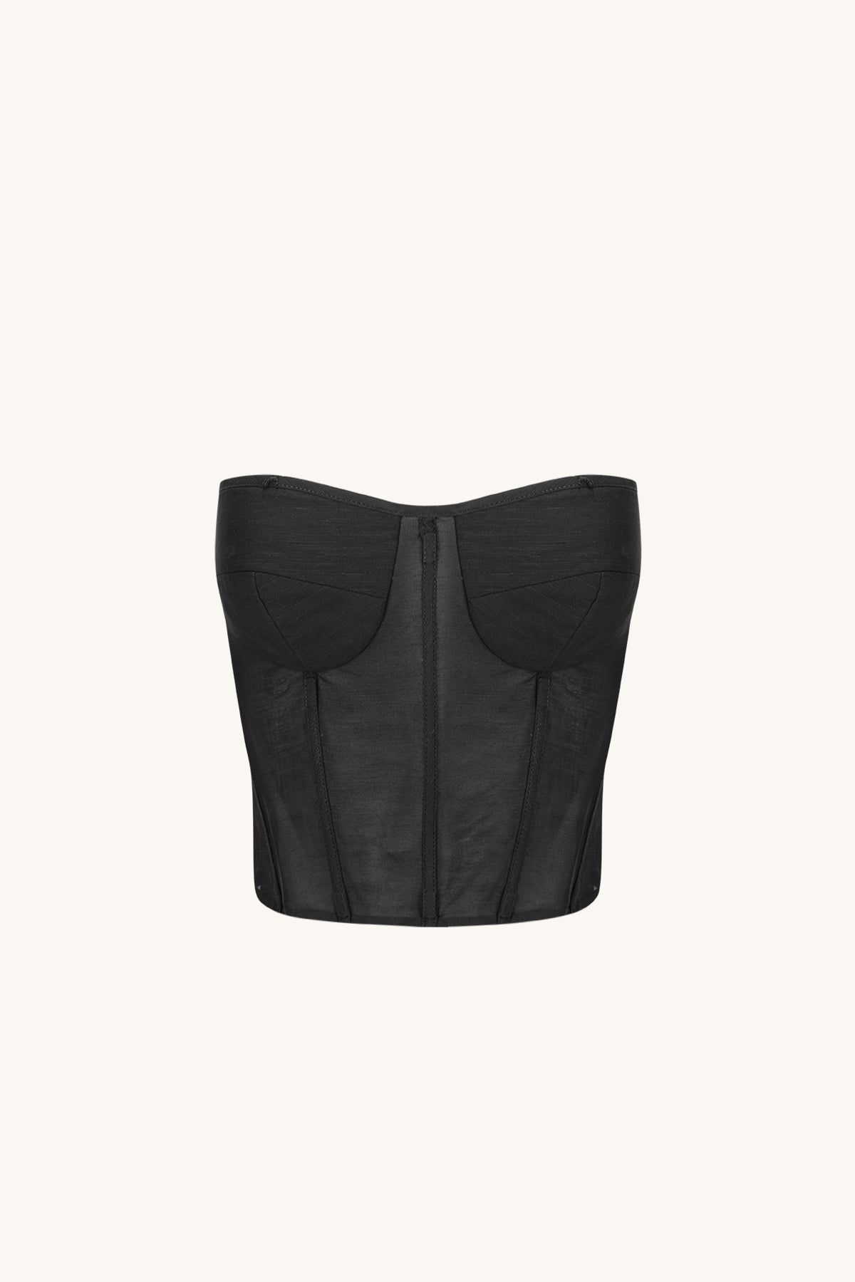 Celeste Strapless Corset // Black