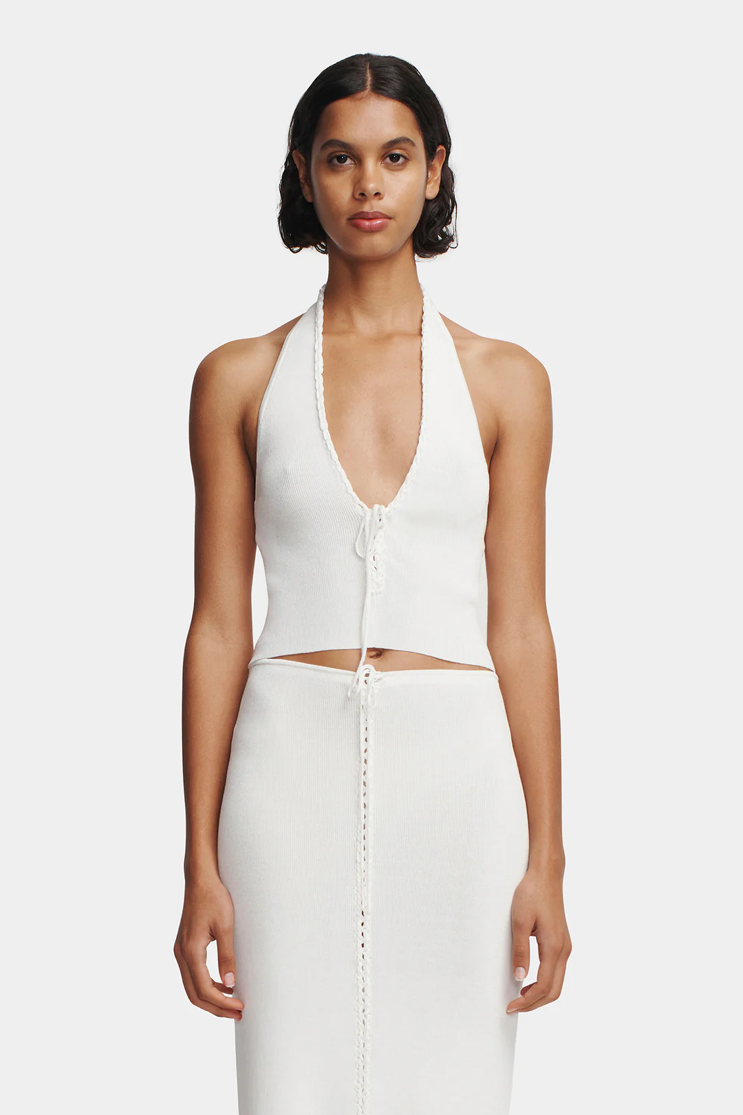 Ciao Knit Halter //Ivory