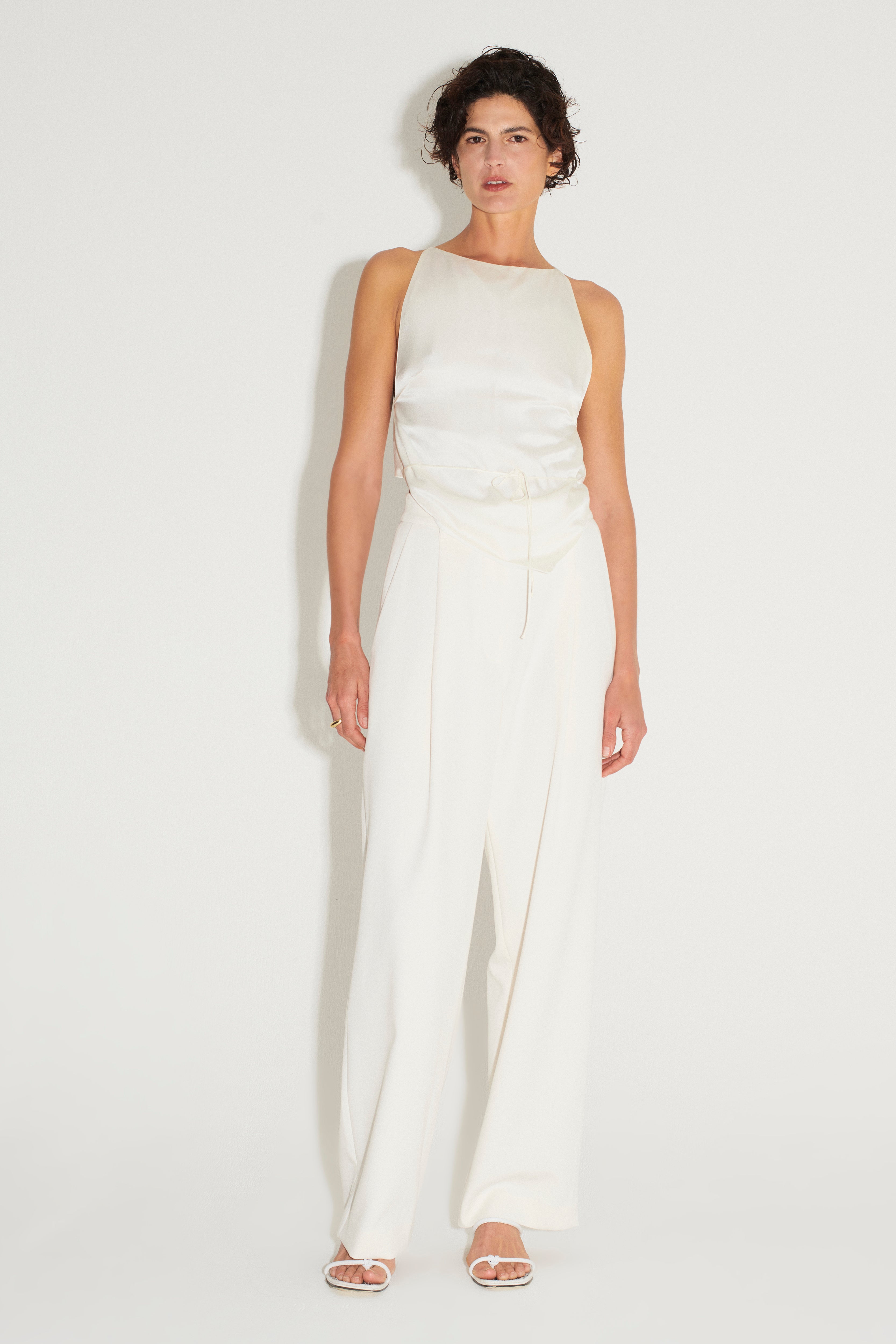 Clove Halter Top // Ivory