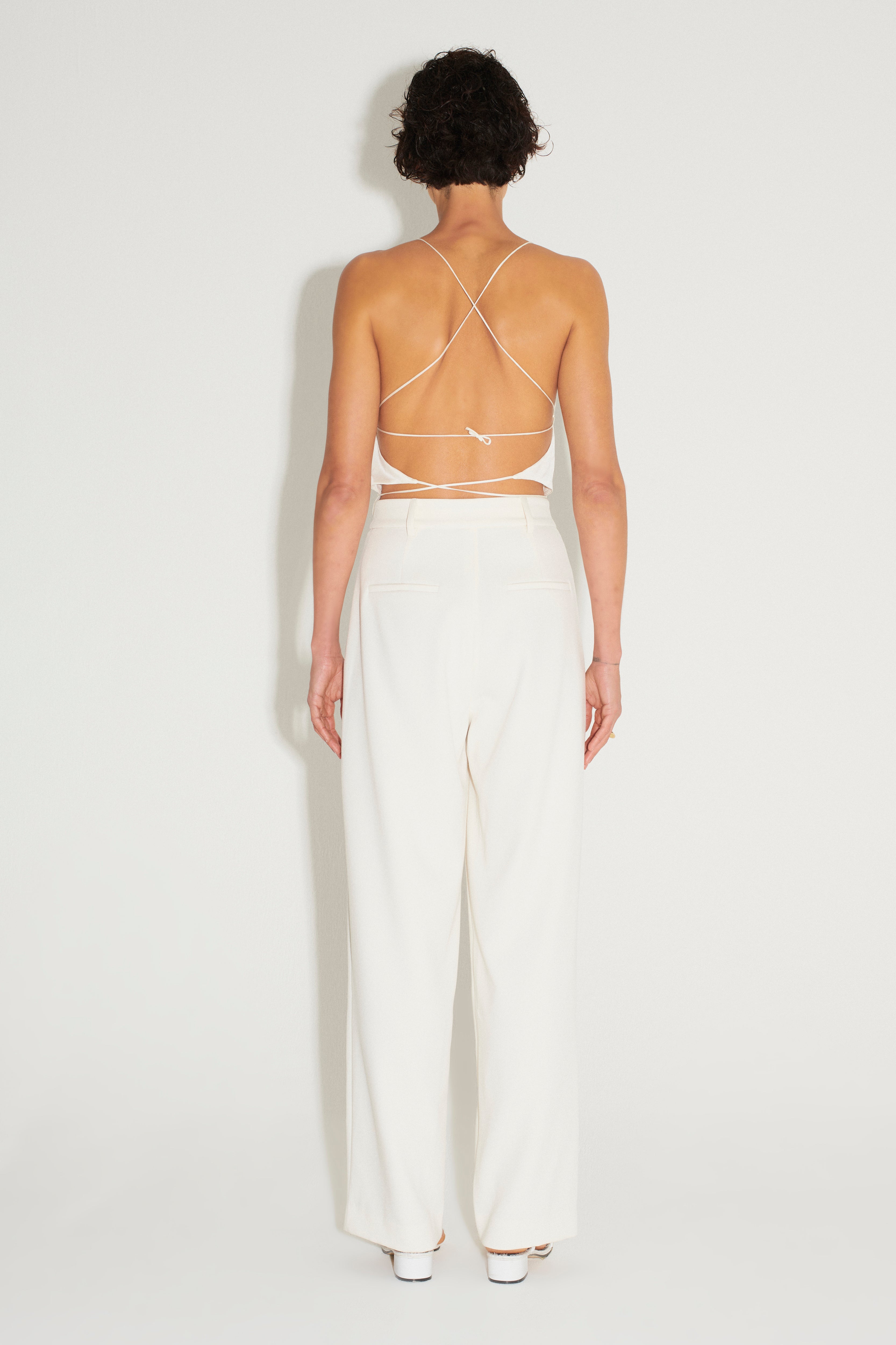 Clove Halter Top // Ivory