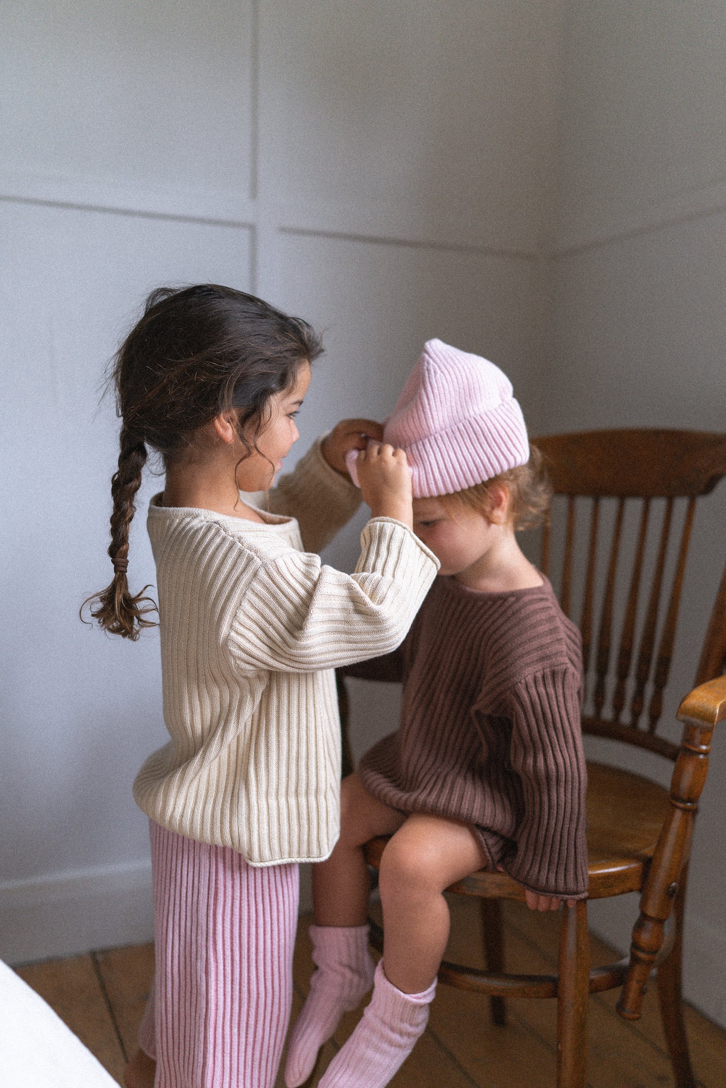 Essential Knit Jumper // Biscuit