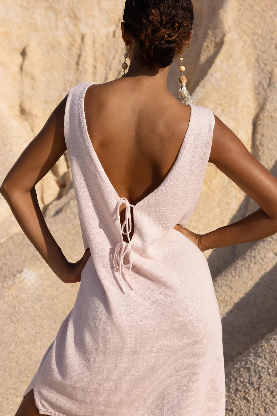 Poppy Mini Dress // Soft Pink
