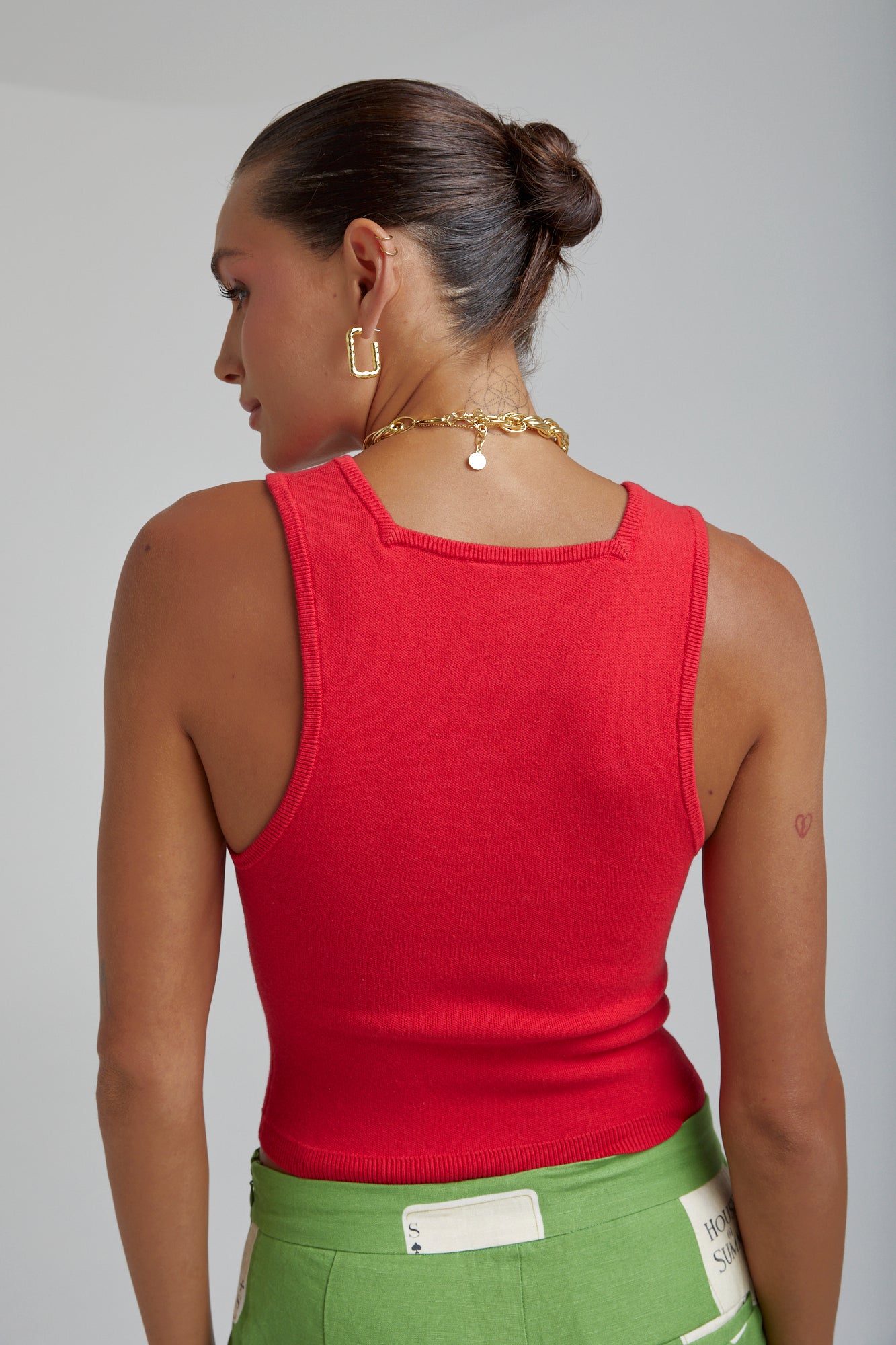 Knit Tank // Cherry
