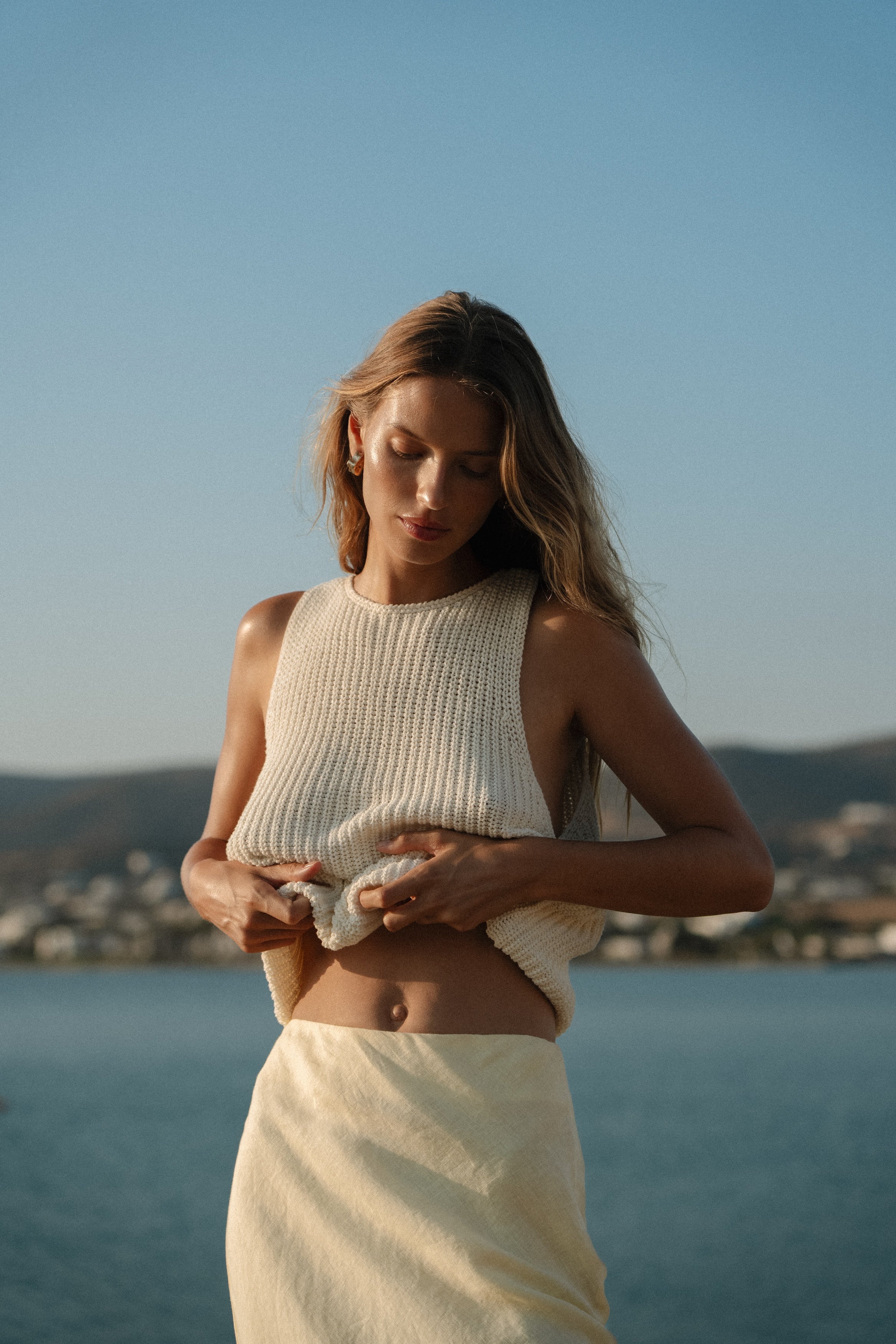 Ivy Knit Cami // Ivory