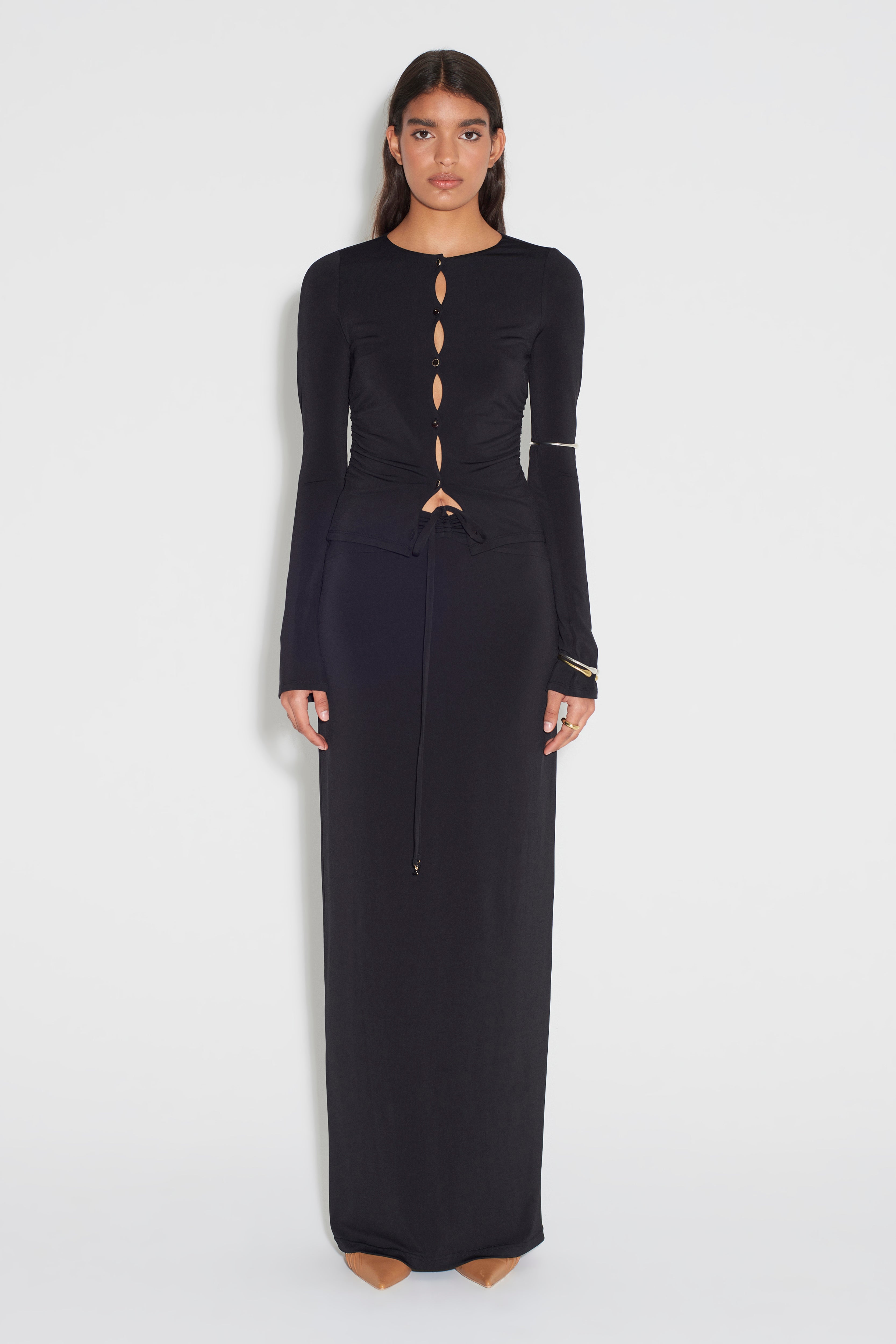 Tina Jersy Skirt // Black