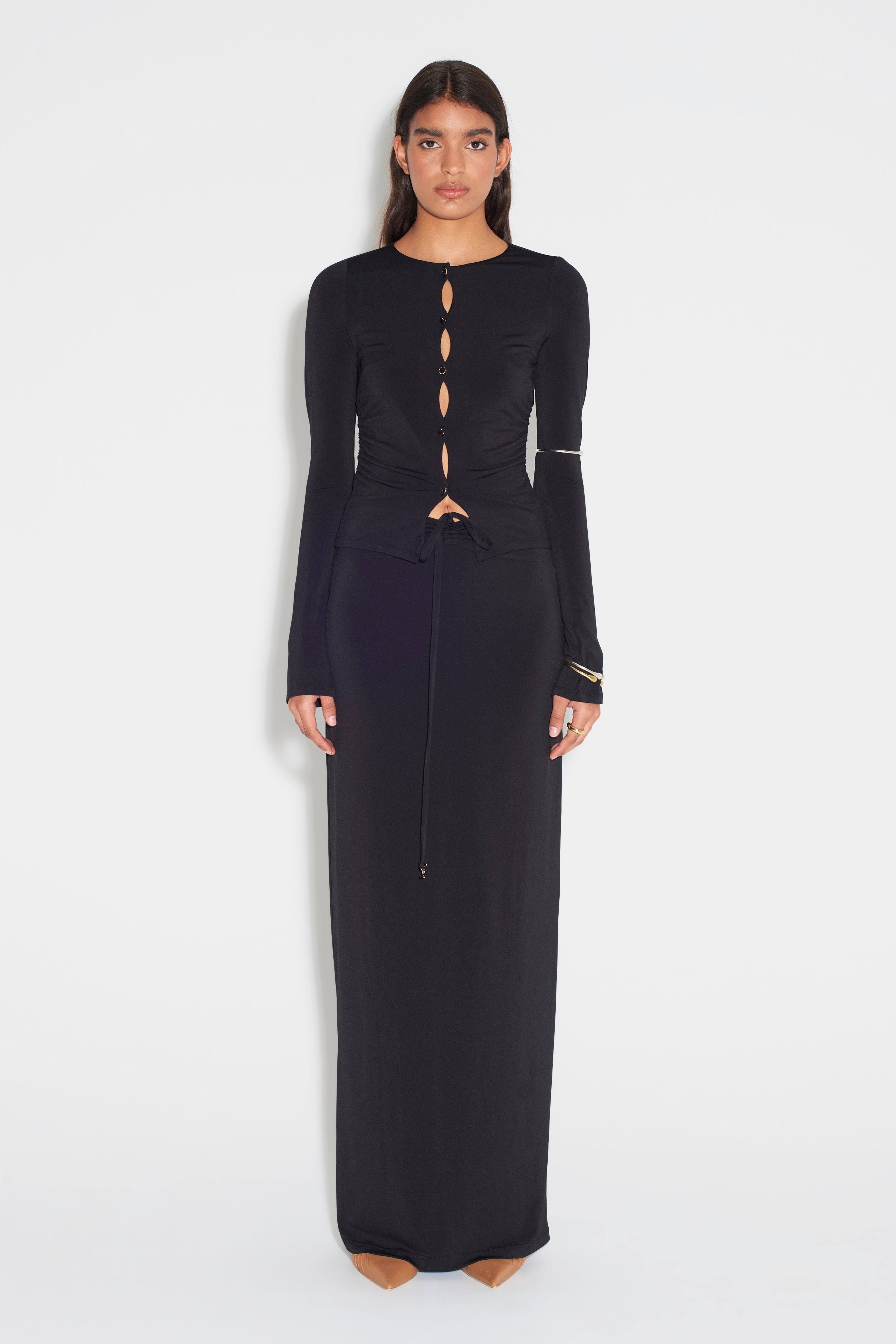 Tina Jersy Skirt // Black