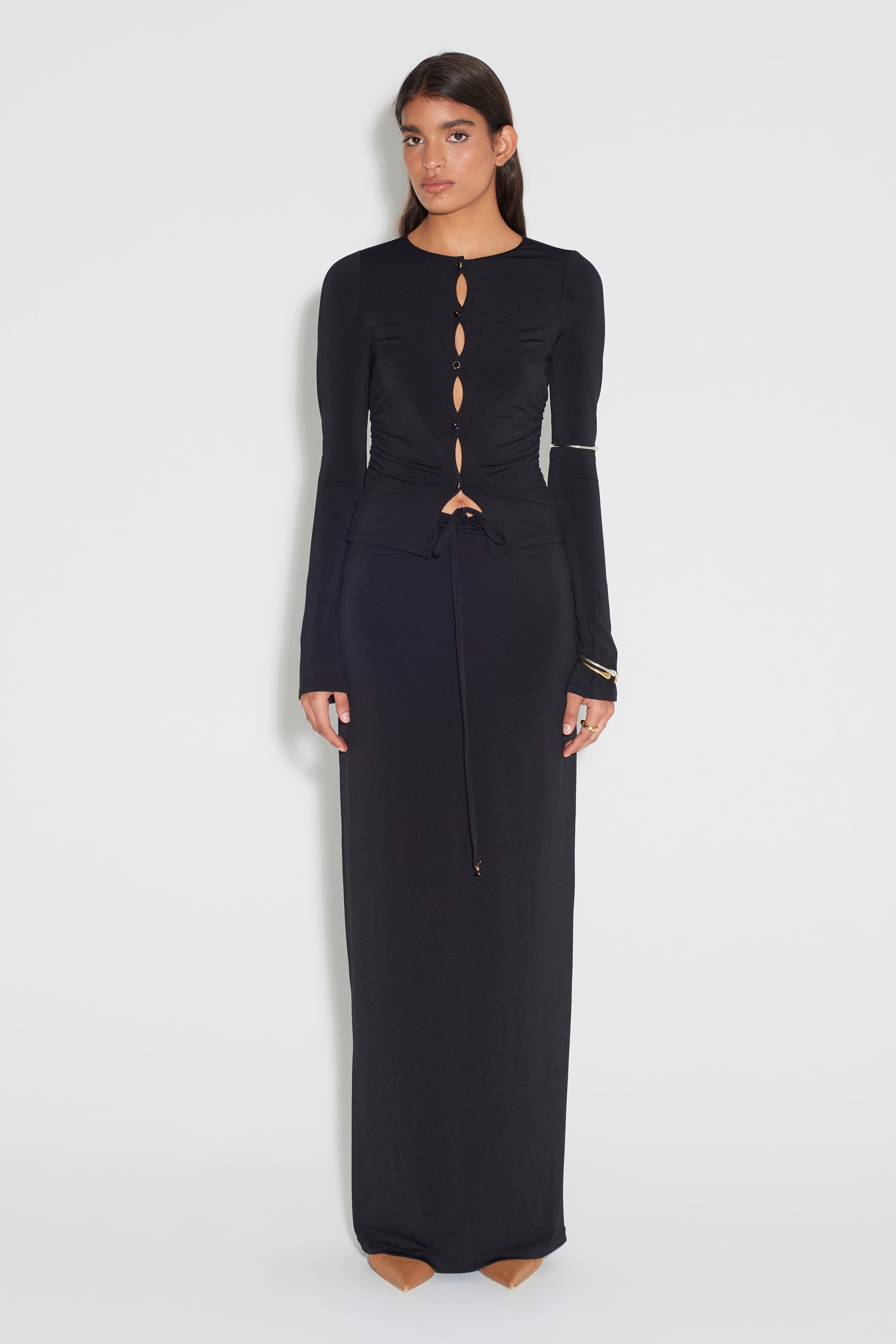 Tina Jersy Skirt // Black