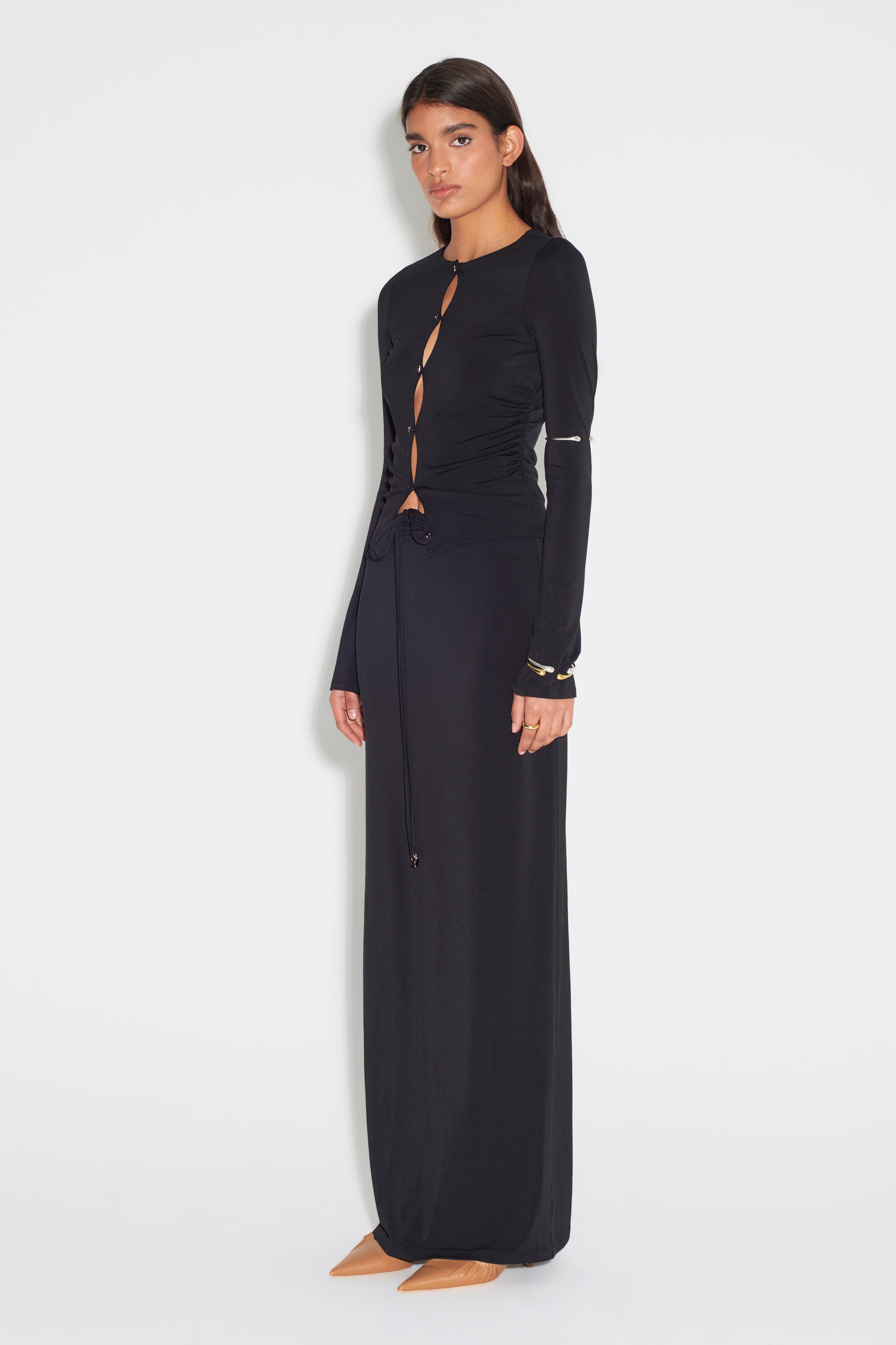 Tina Jersy Skirt // Black