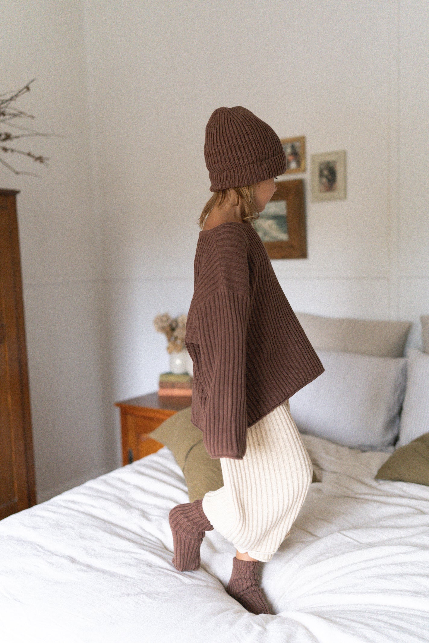 Essential Knit Pants // Biscuit