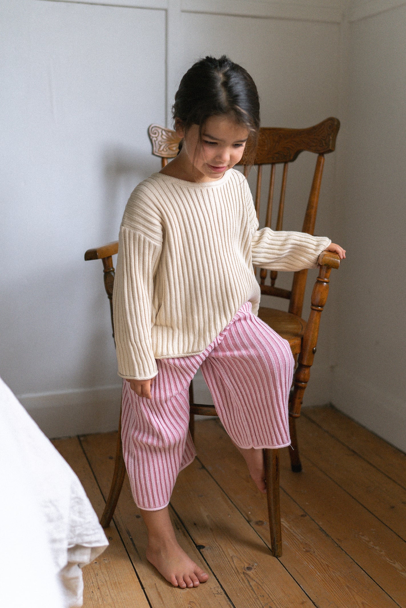 Essential Knit Jumper // Biscuit