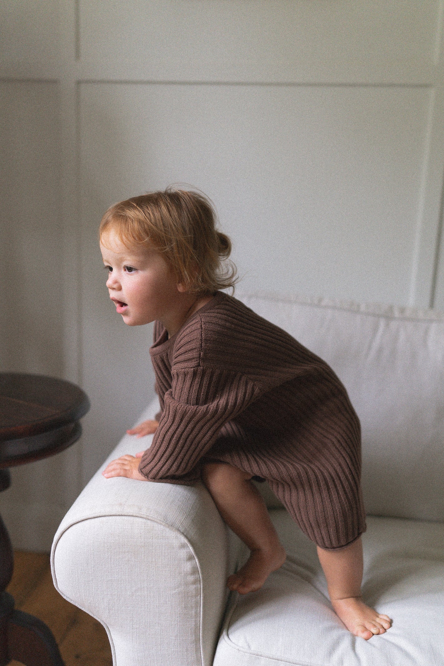 Essential Knit Romper // Cocoa