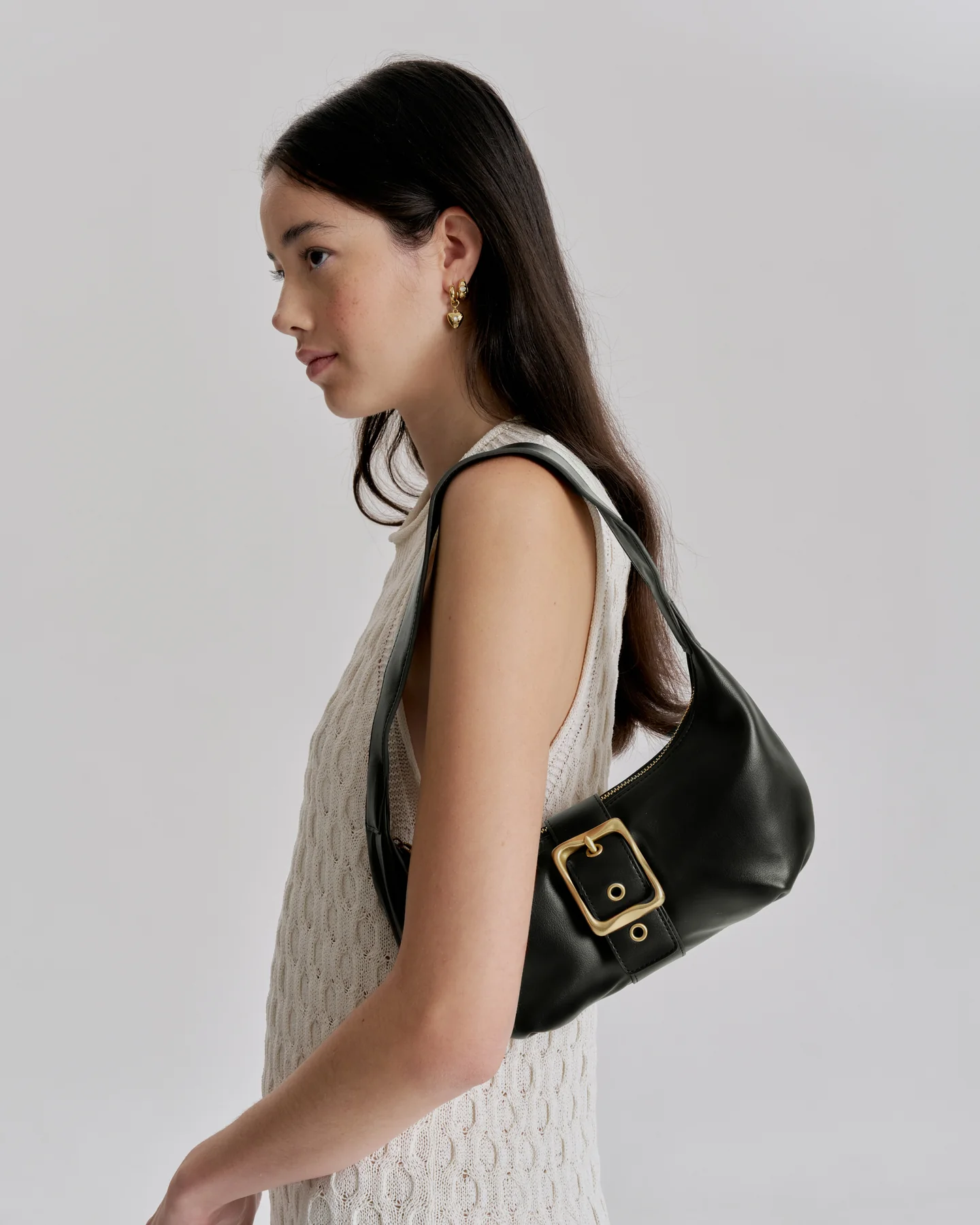 Everyday Baguette Bag // Black