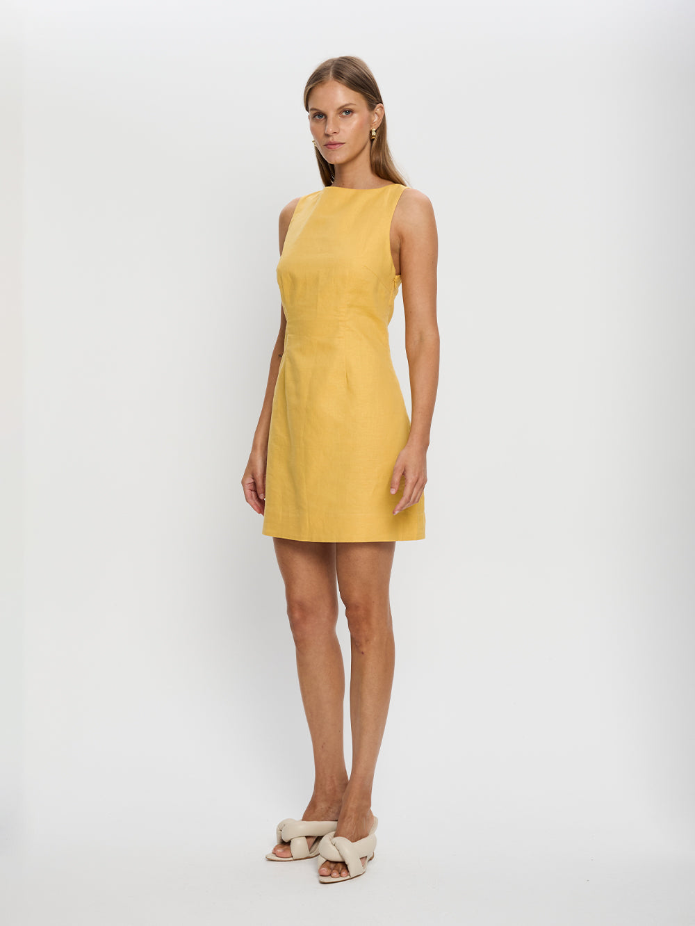 Elodie Mini Dress // Yellow