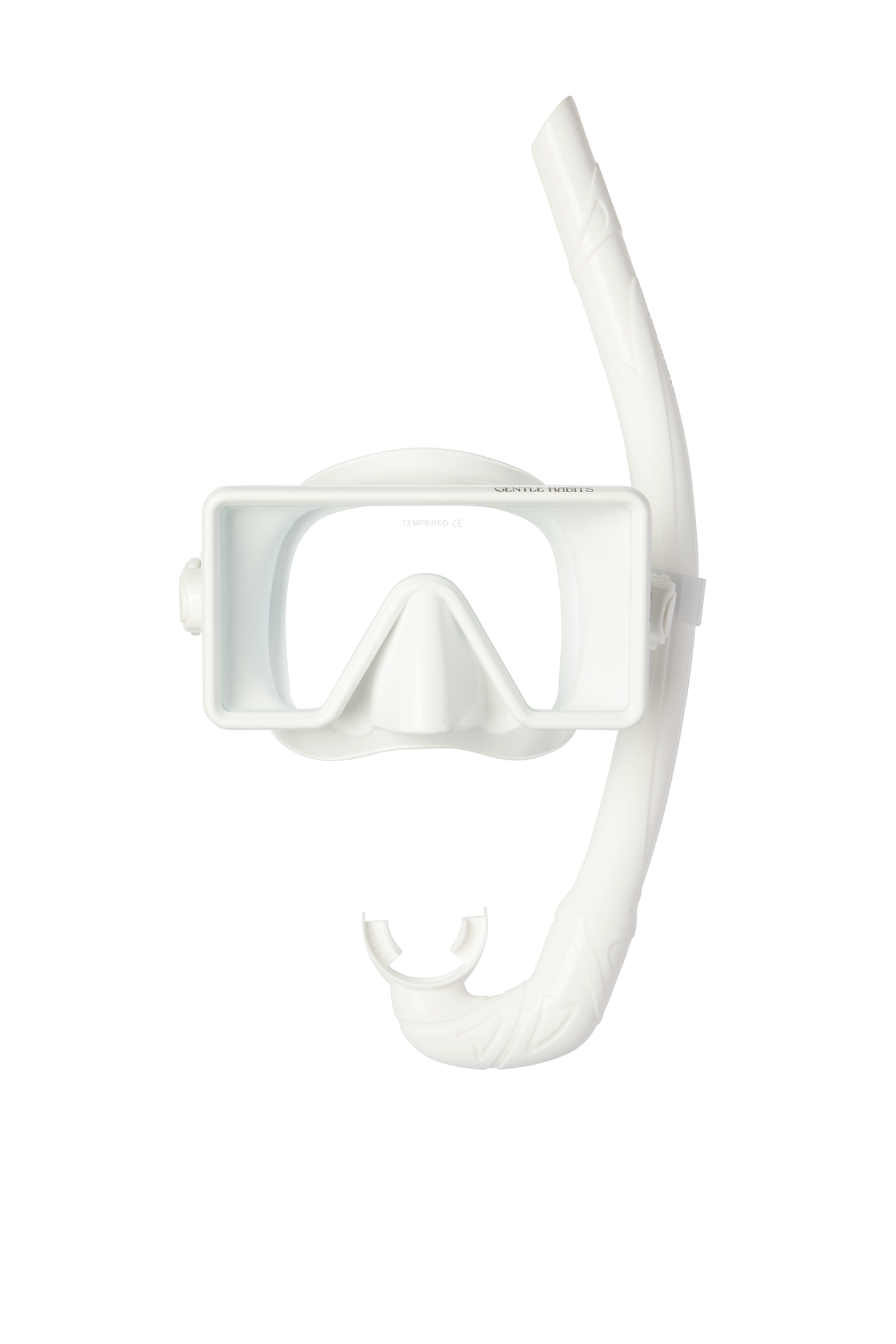 Barbados Dive Mask and Snorkel // White
