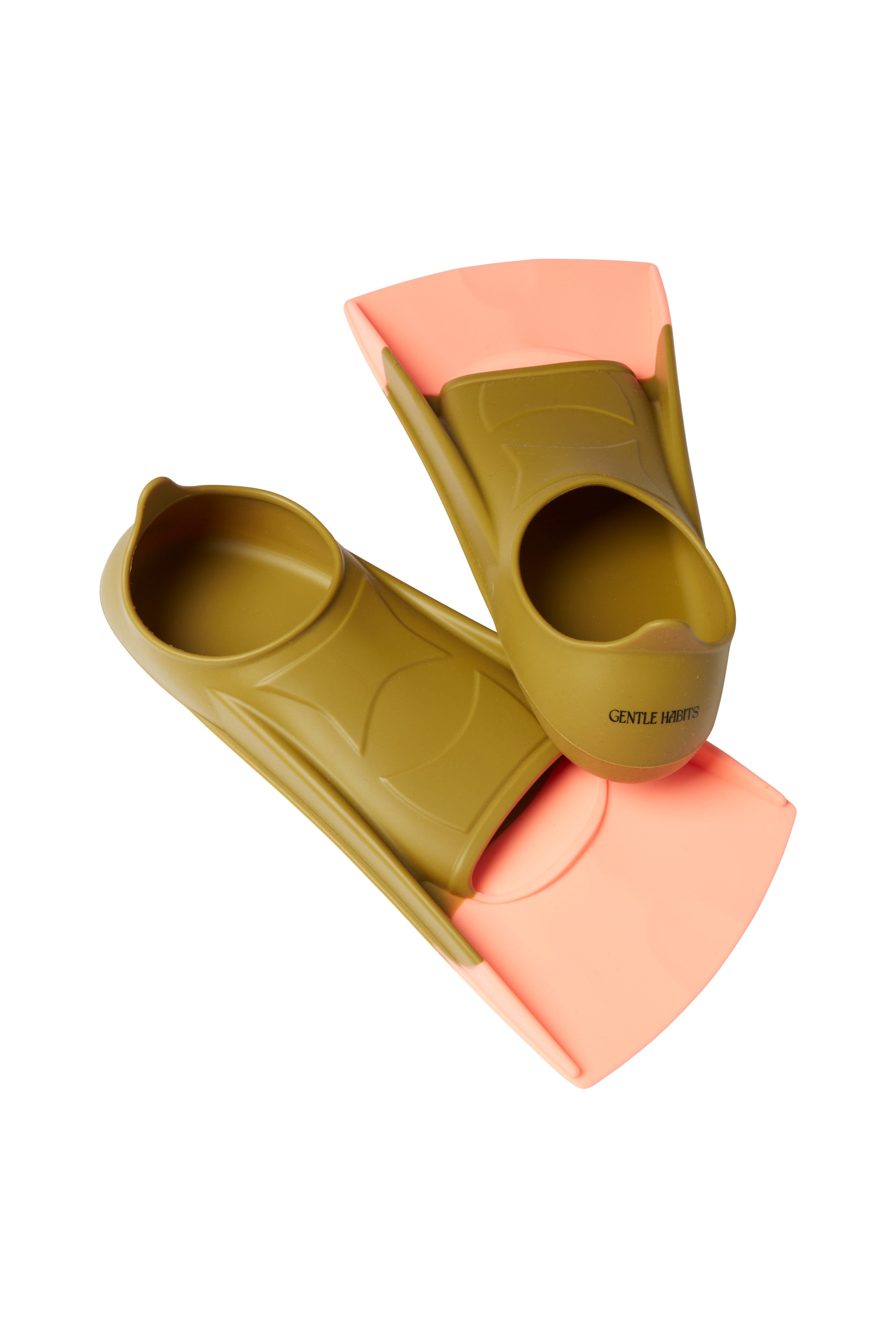 Underwater Fins // Khaki/Neon Pink
