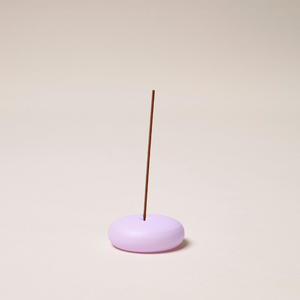 Frosted Glass Holder Small // Lilac