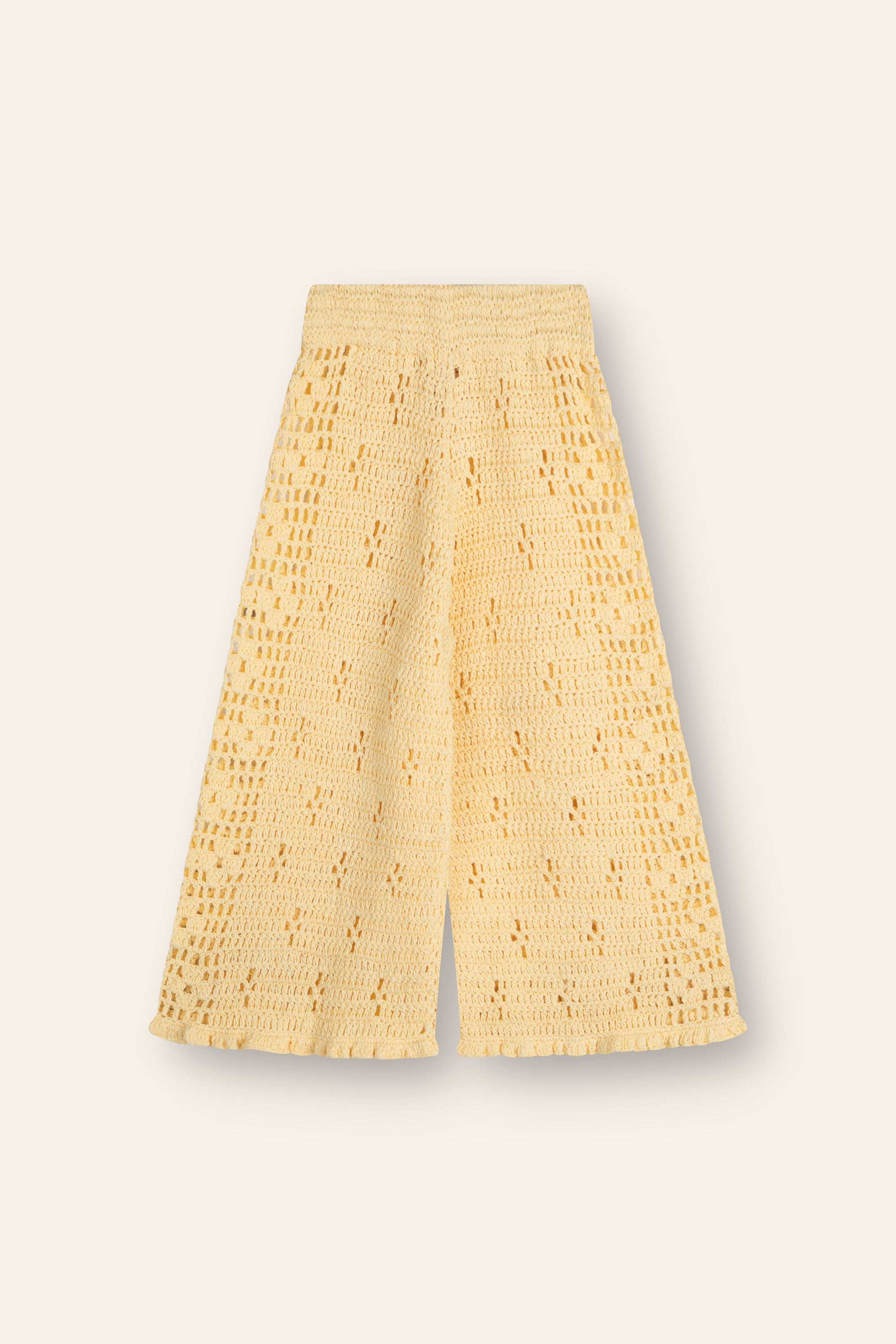 Filet Crochet Pants // Butter