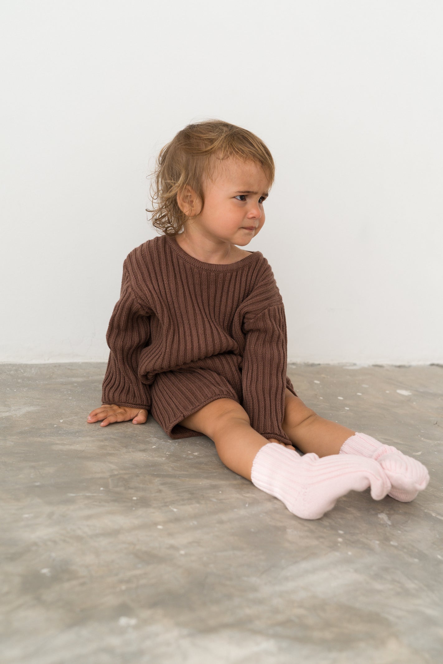Essential Knit Romper // Cocoa
