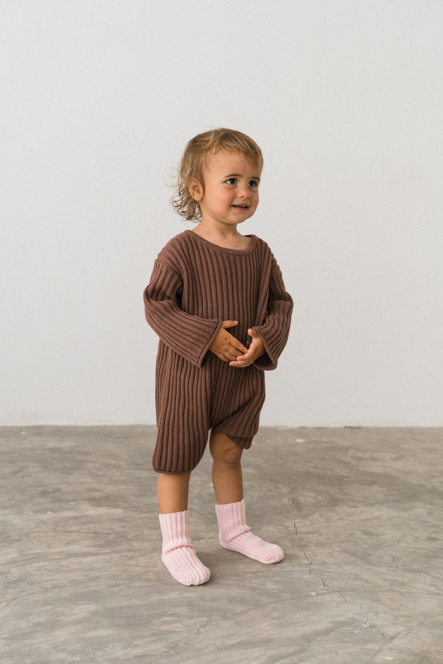 Essential Knit Romper // Cocoa
