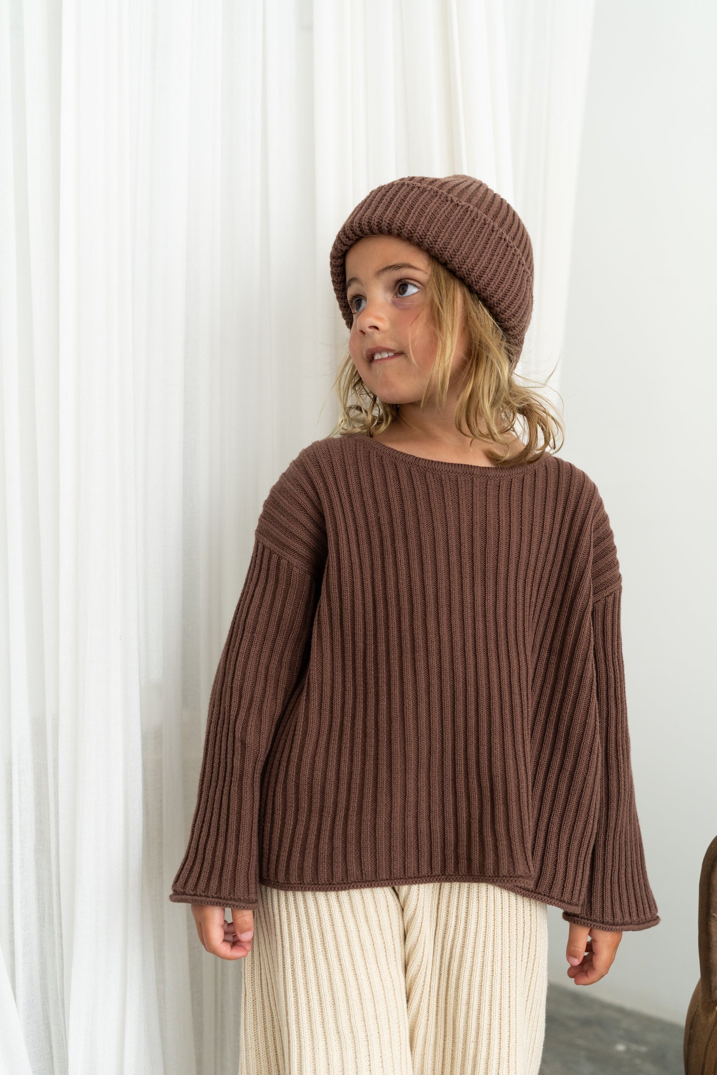 Essential Knit Pants // Biscuit