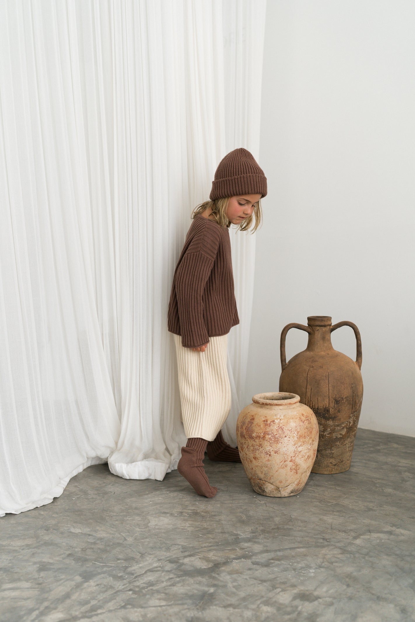 Essential Knit Pants // Biscuit
