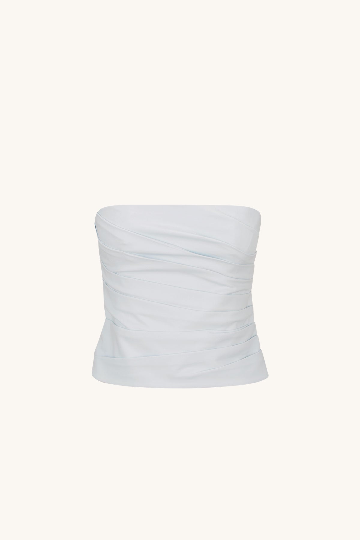 Lani Strapless Draped Bodice // Sky