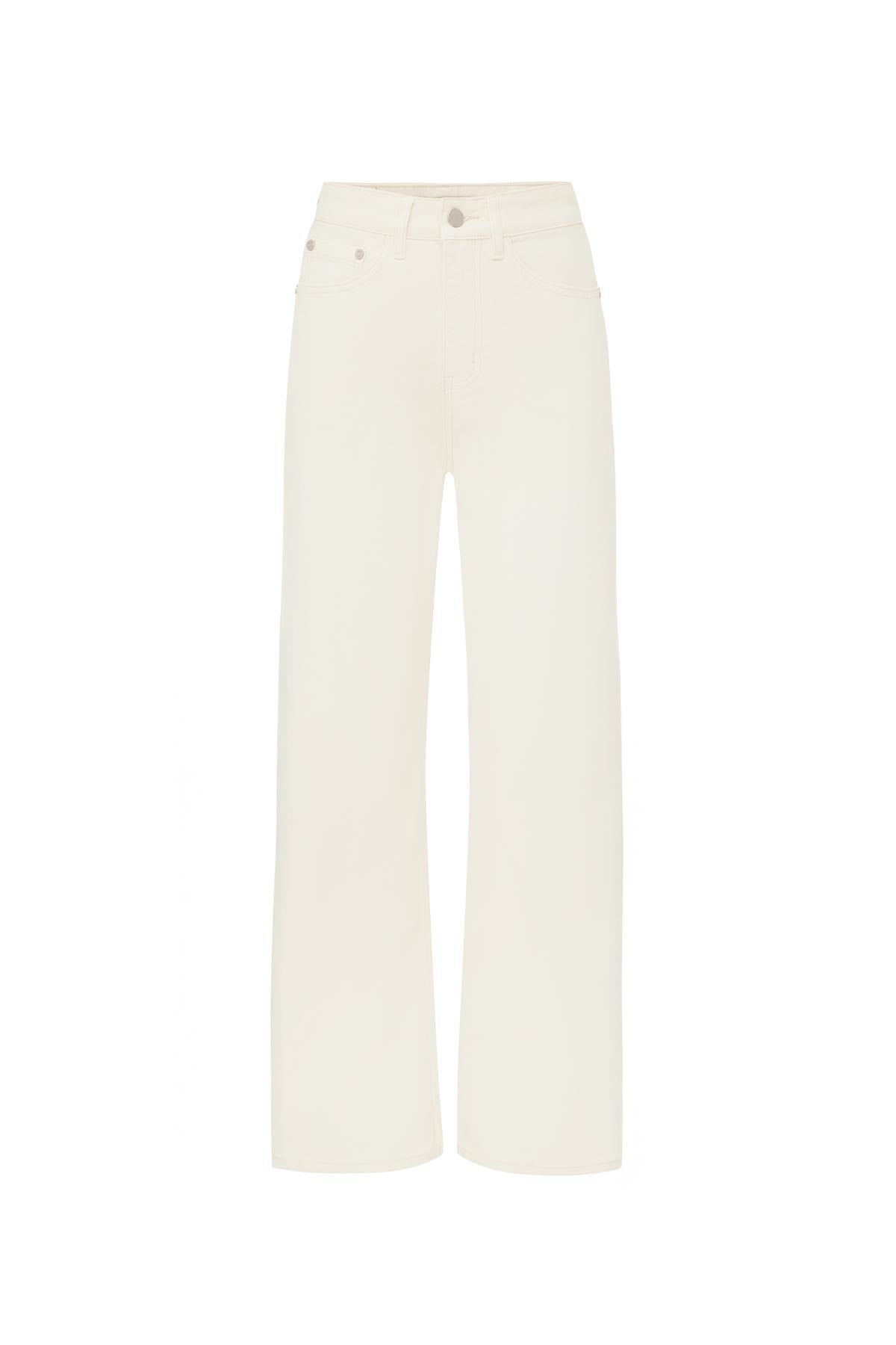 Molly Classic Jeans // Chalk