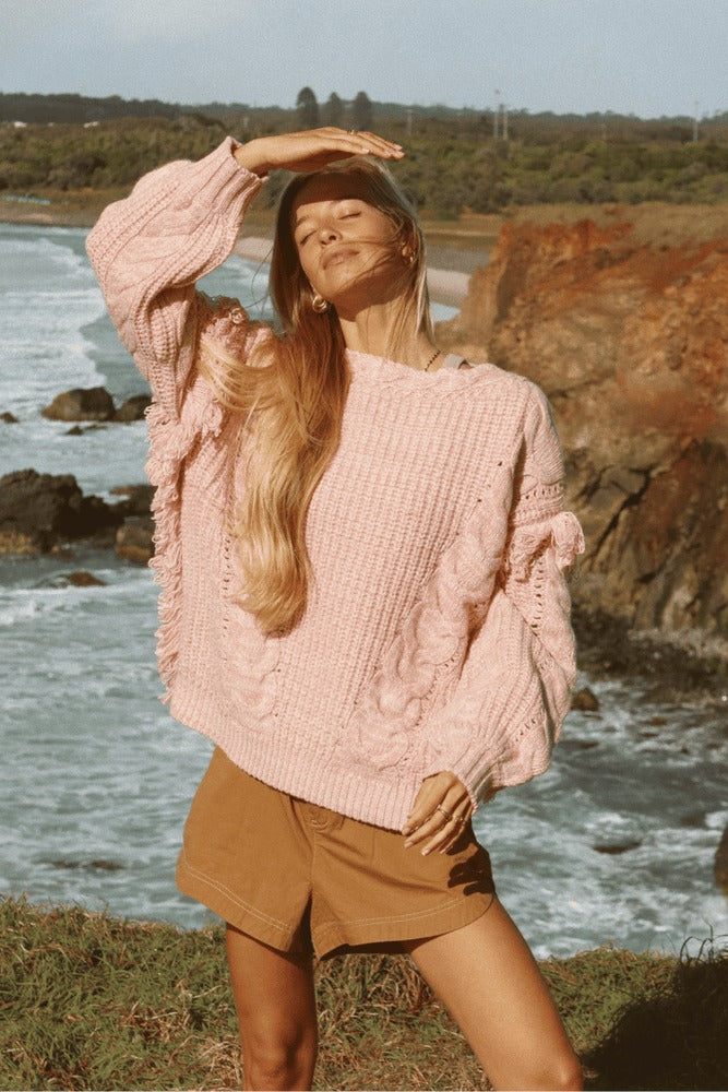 Nomadic Knit Jumper // Dusty Rose