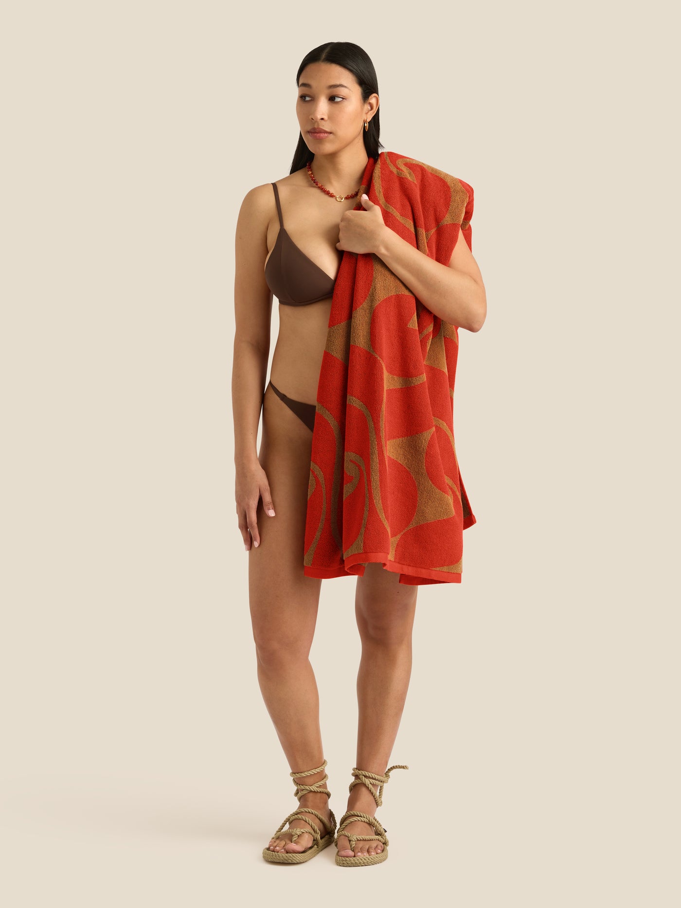 Wave Towel // Spice